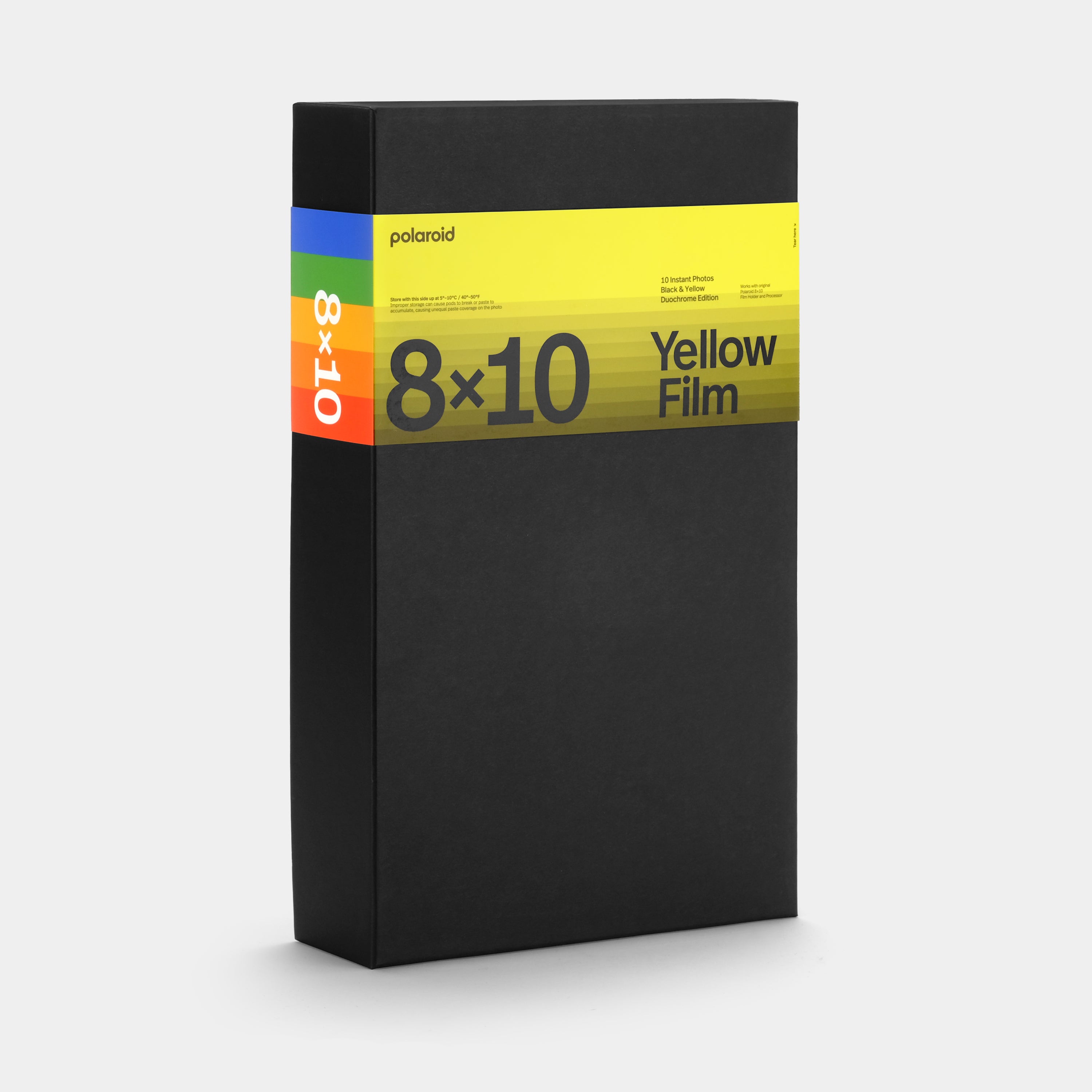 Expired Polaroid Duochrome Film for 8 x 10 - Black & Yellow Edition