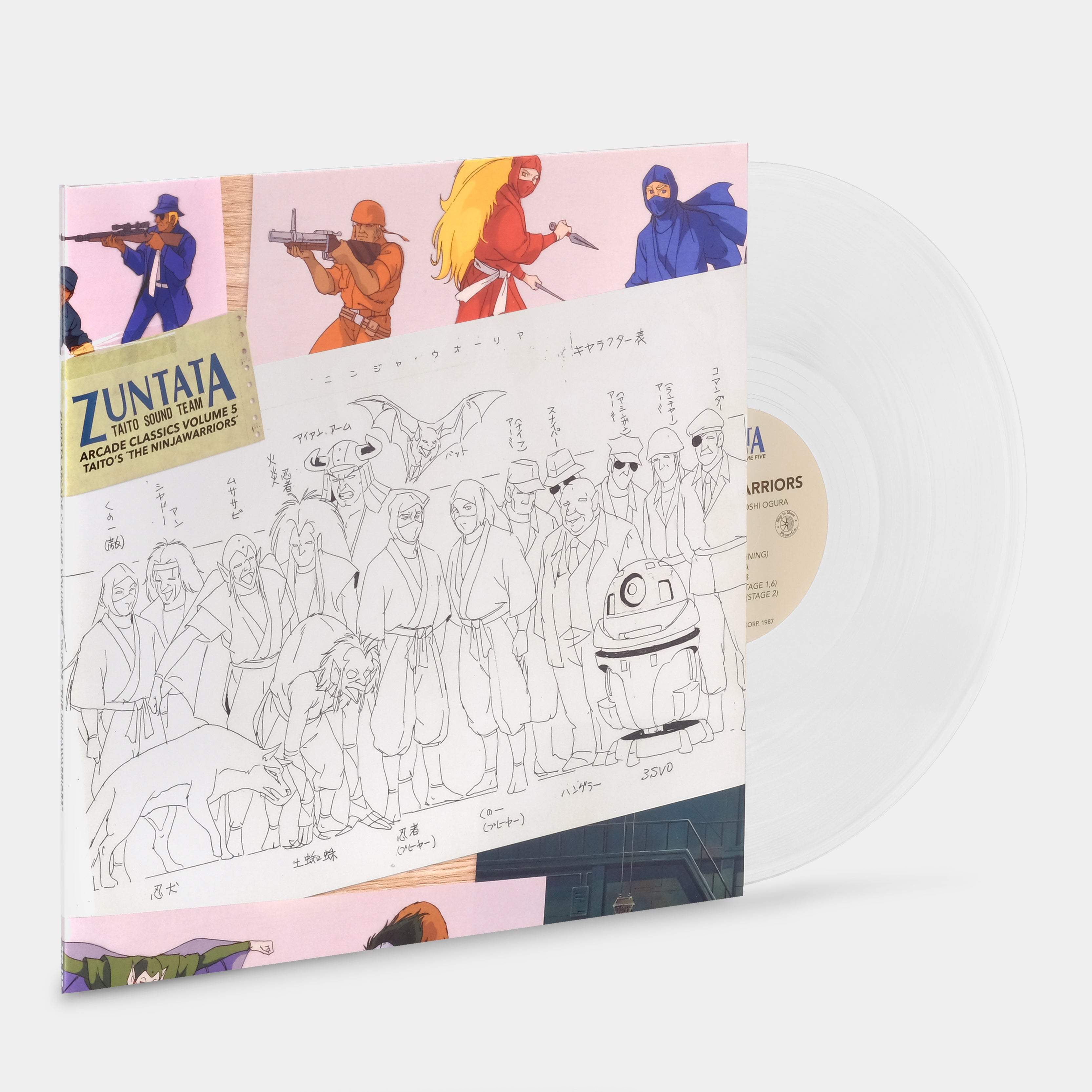 Hisayoshi Ogura – The Ninja Warriors (Original Video Game Soundtrack) LP Clear Vinyl Record