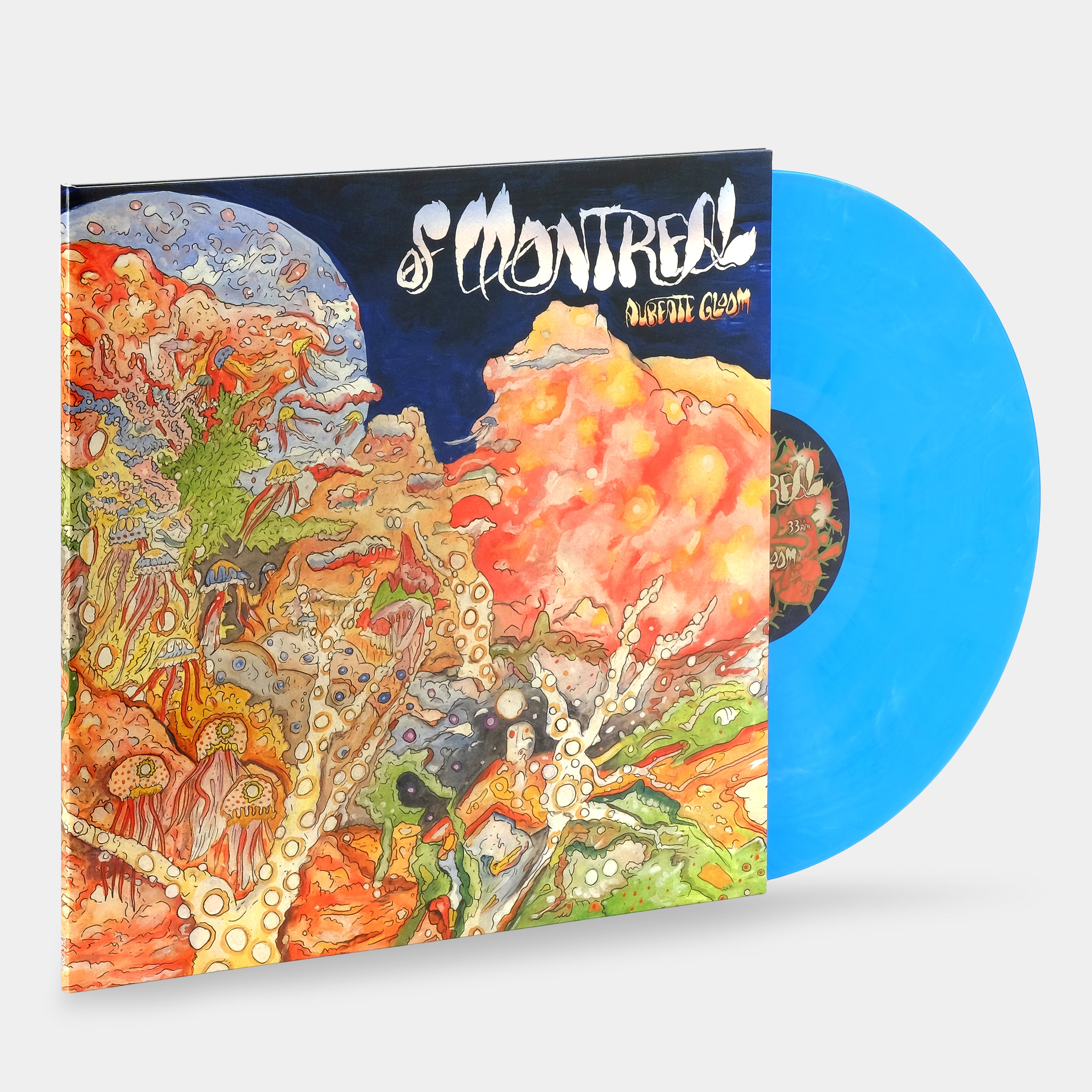 Of Montreal - Aureate Gloom LP Blue Marble Vinyl Record