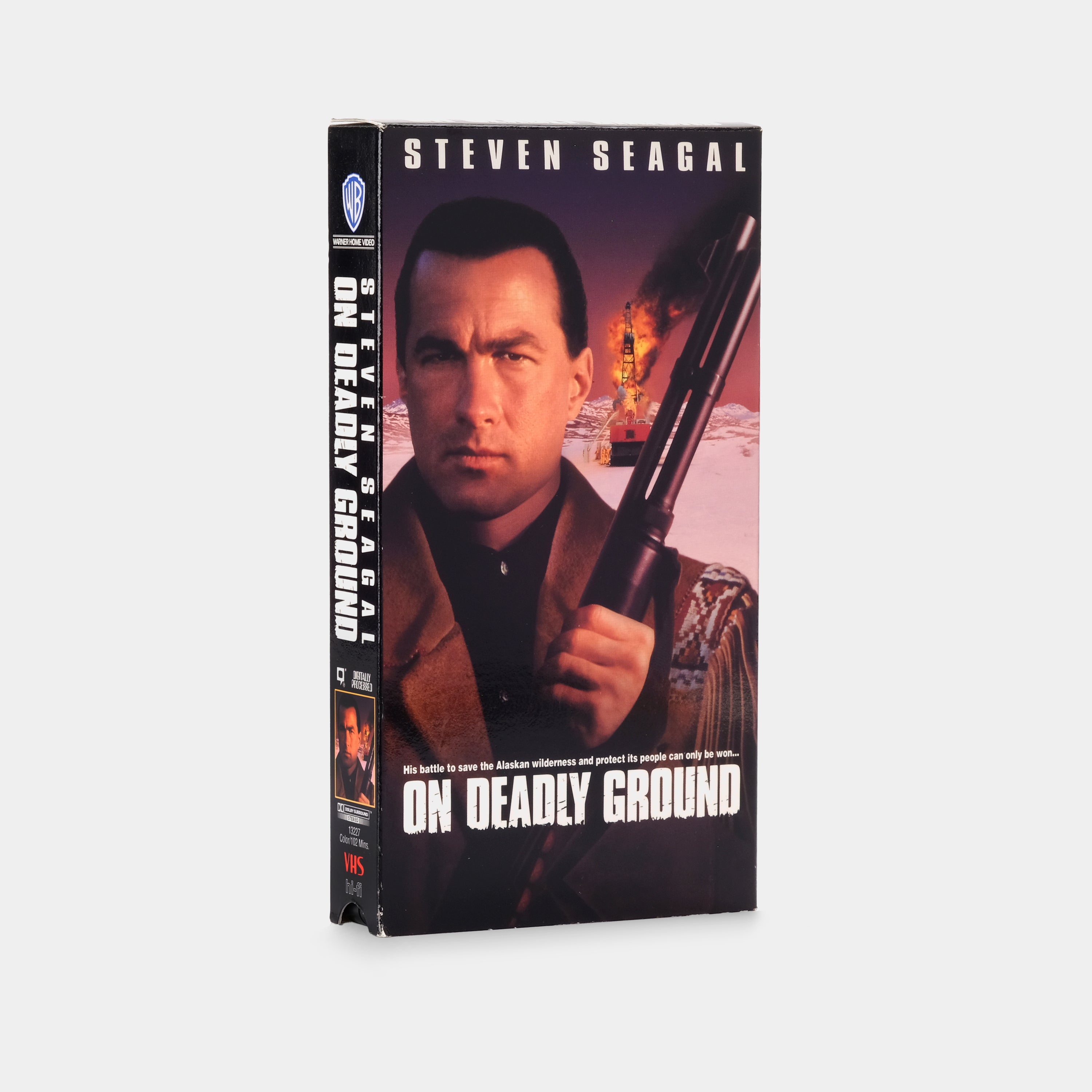 On Deadly Ground VHS Tape