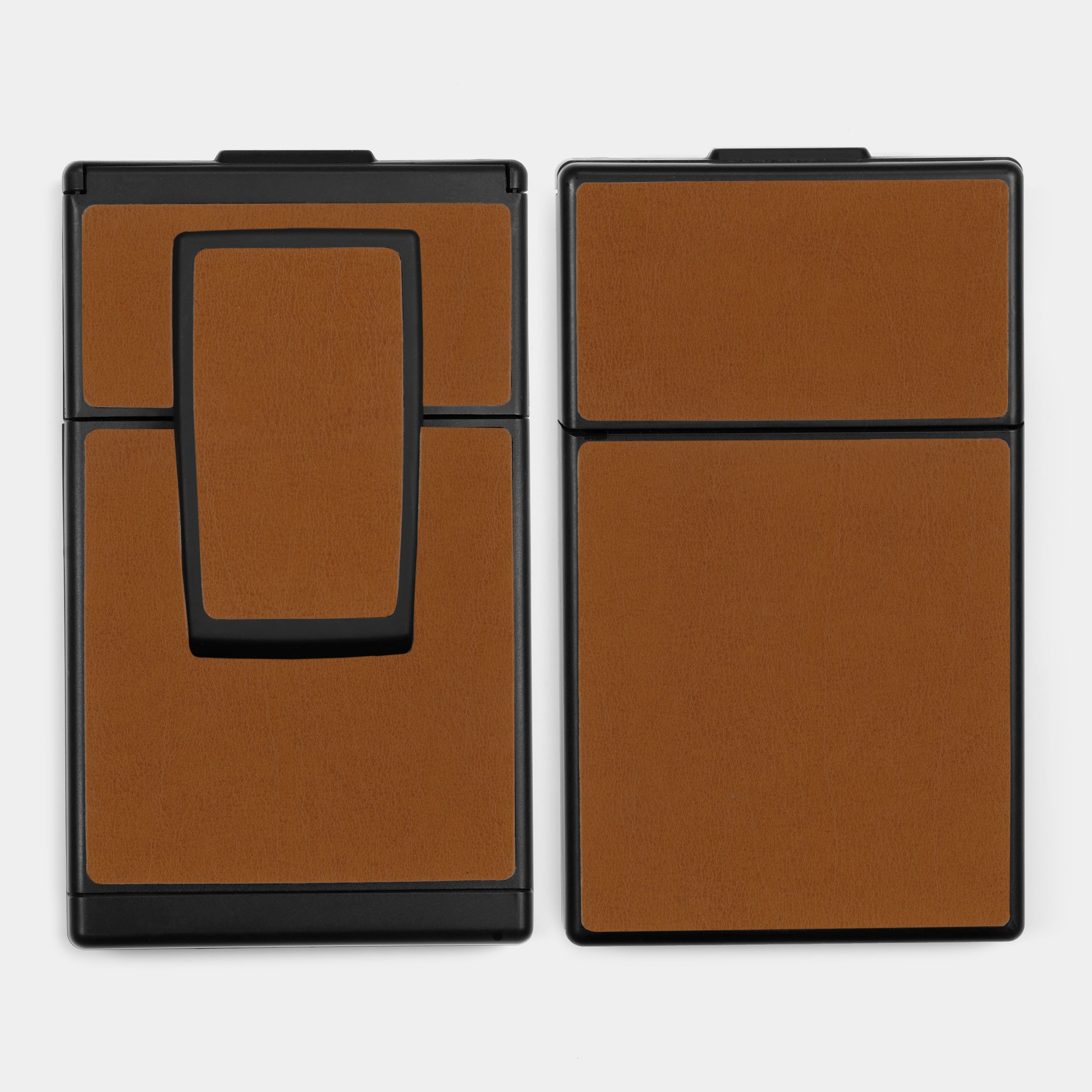 SX-70/SLR-680 Black Leather Folding Camera Skins - Thumbnail 3