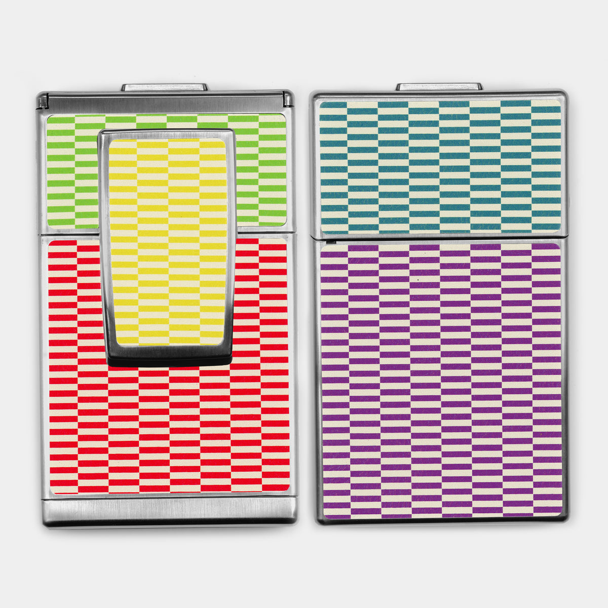 SX-70/SLR-680 Color Blocked Stripe Vegan Leather Camera Skins