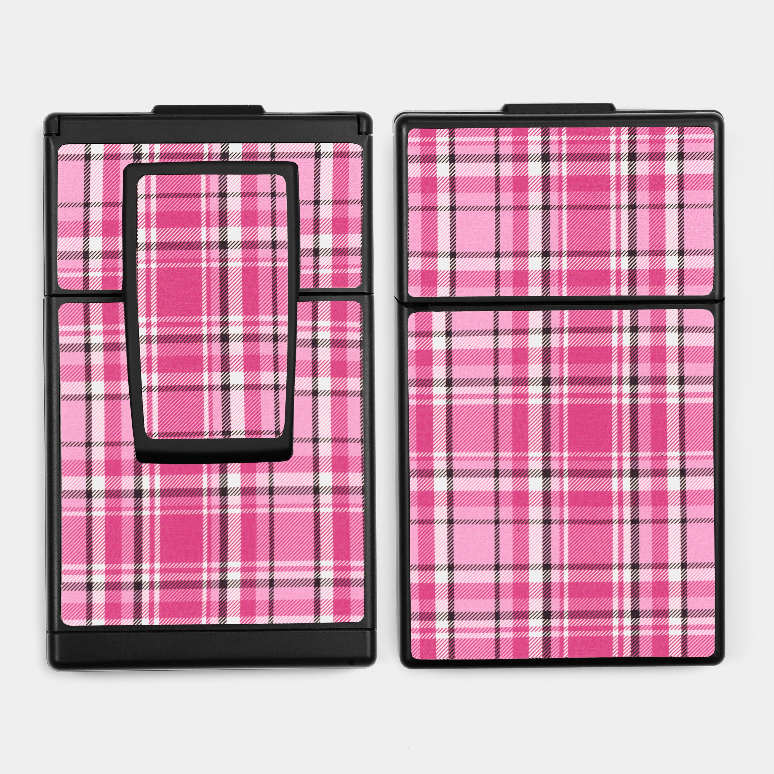 SX-70/SLR-680 Pink Plaid Vegan Leather Camera Skins