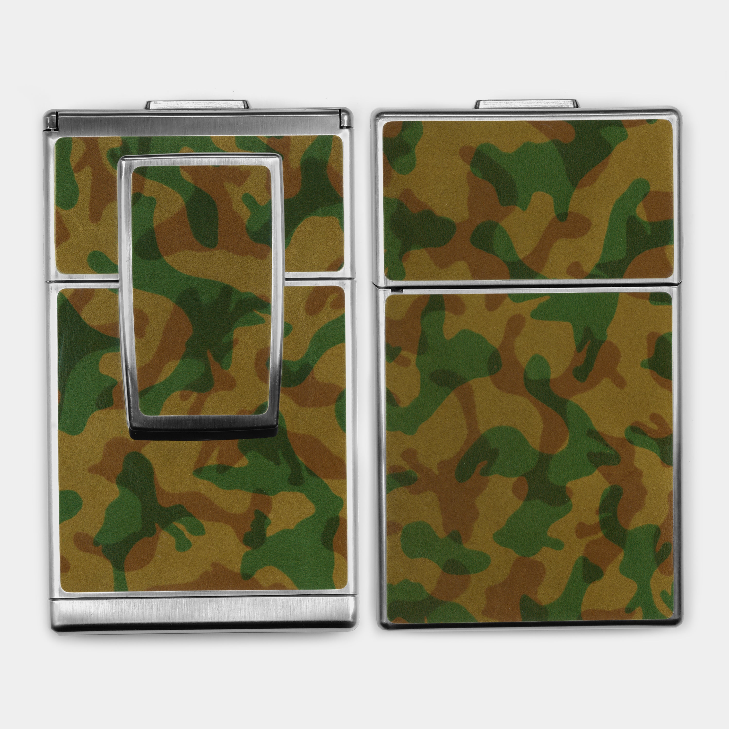 SX-70/SLR-680 Woodlands Camo Print Leather Camera Skins