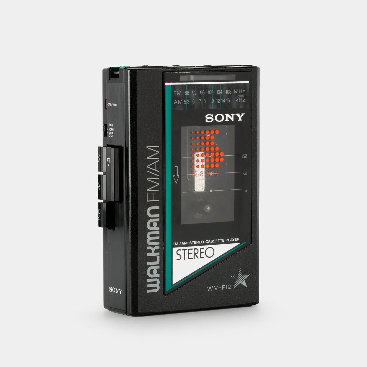 Sony Walkman WM-F12 Portable Cassette Player