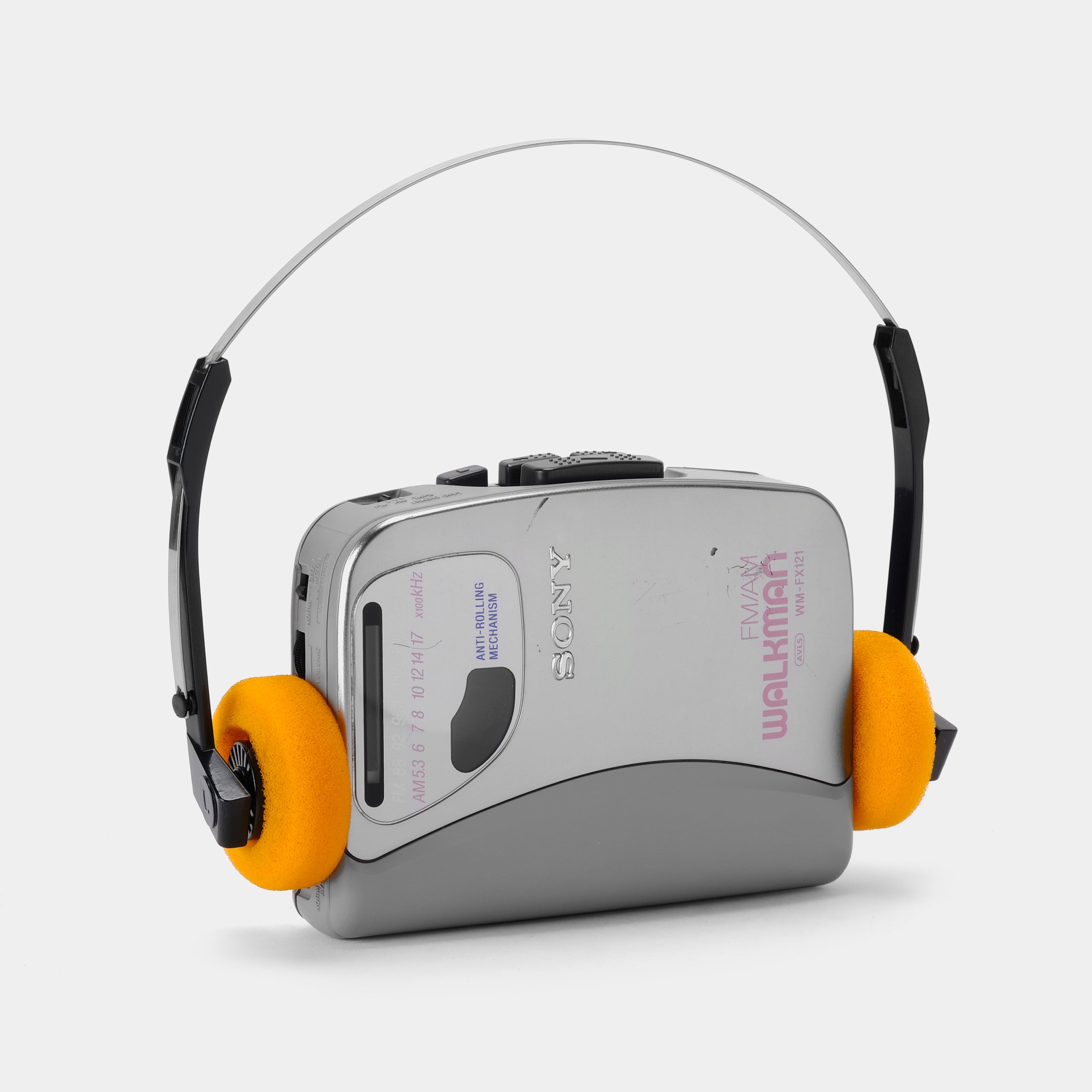 Sony Walkman WM-FX121 AM/FM Silver Portable Cassette Player