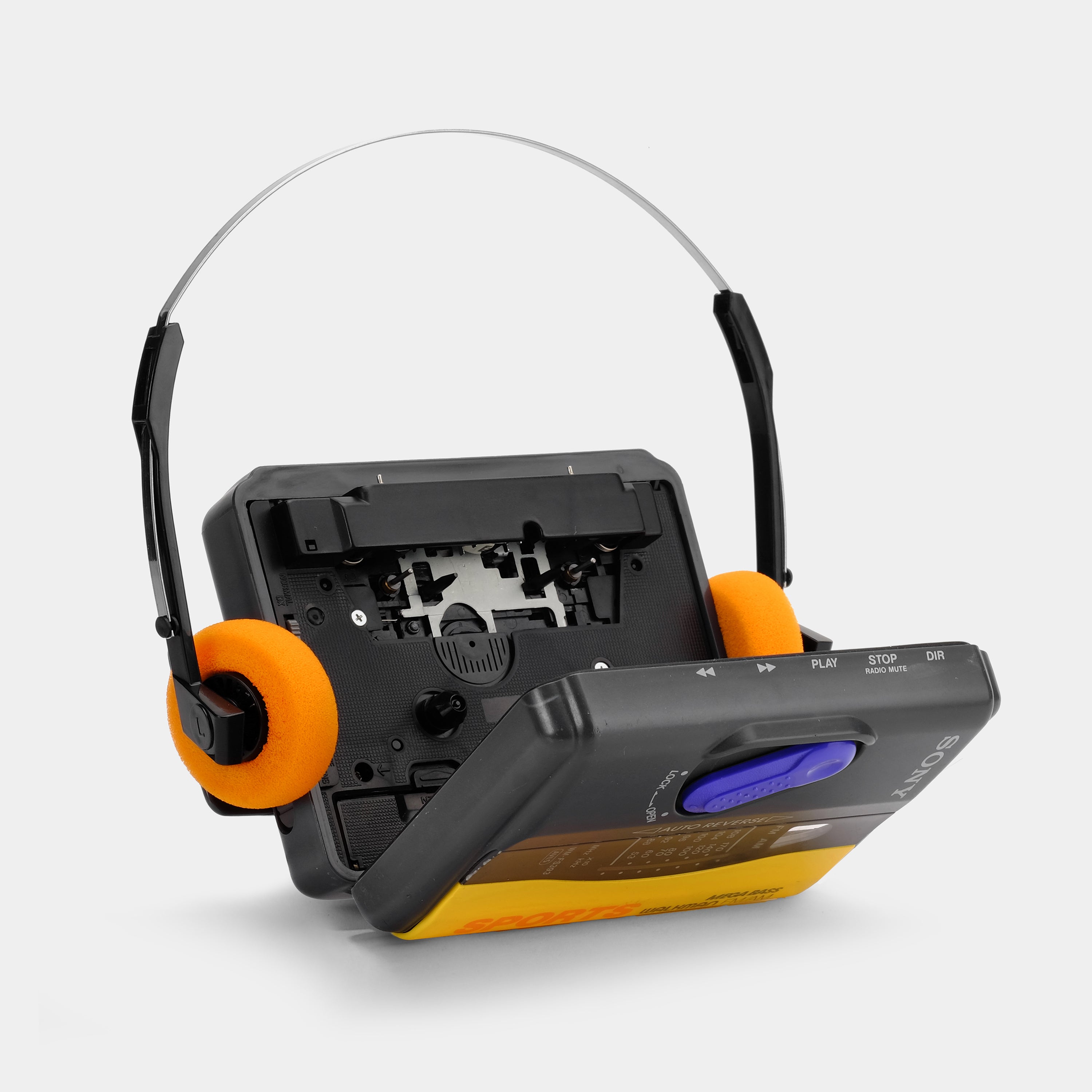 Sony Sports Walkman WM-FS393 Yellow AM/FM Portable Cassette Player