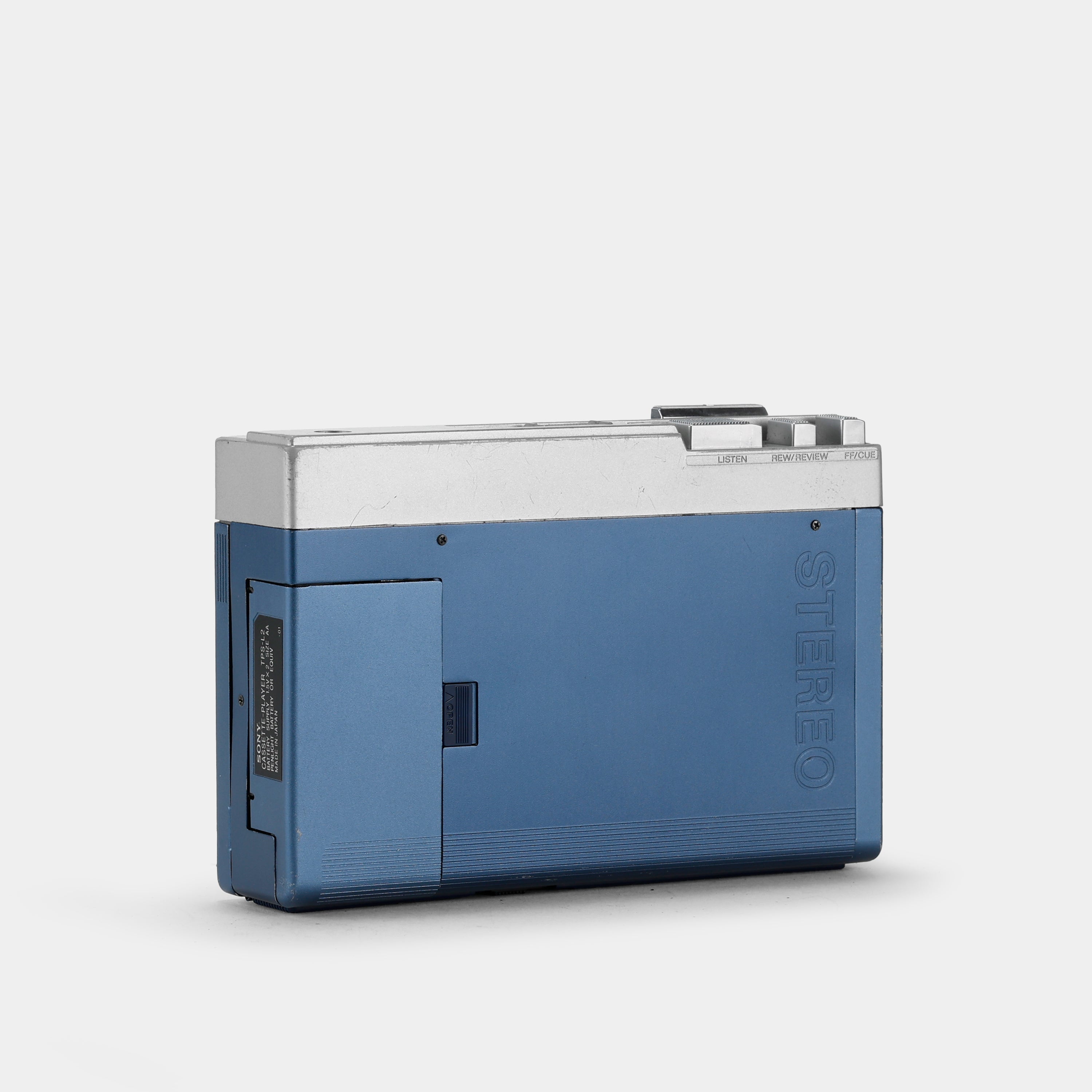 Sony Walkman TPS-L2 Portable Cassette Player With Blue Case