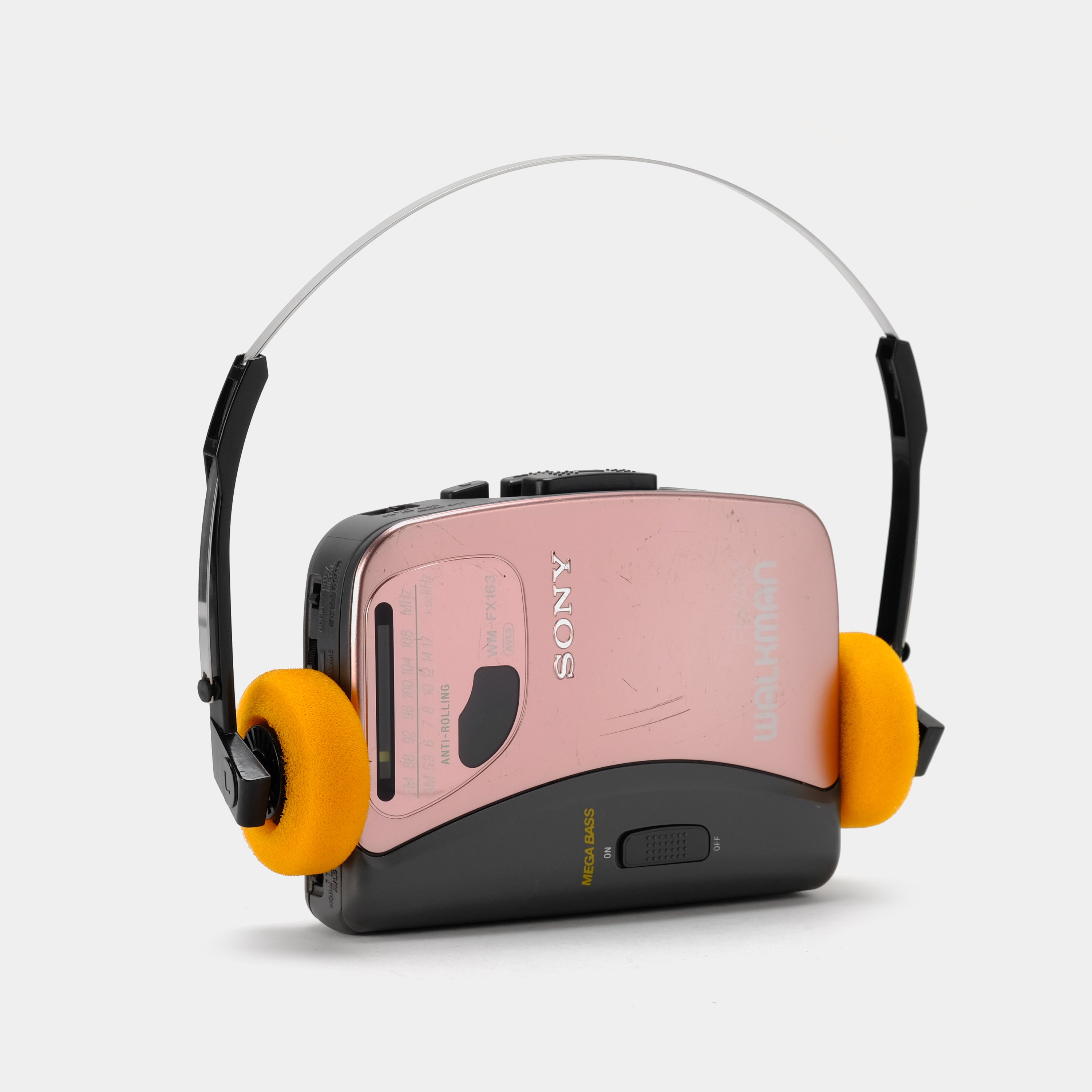 Sony Walkman WM-FX163 AM/FM Pink Portable Cassette Player