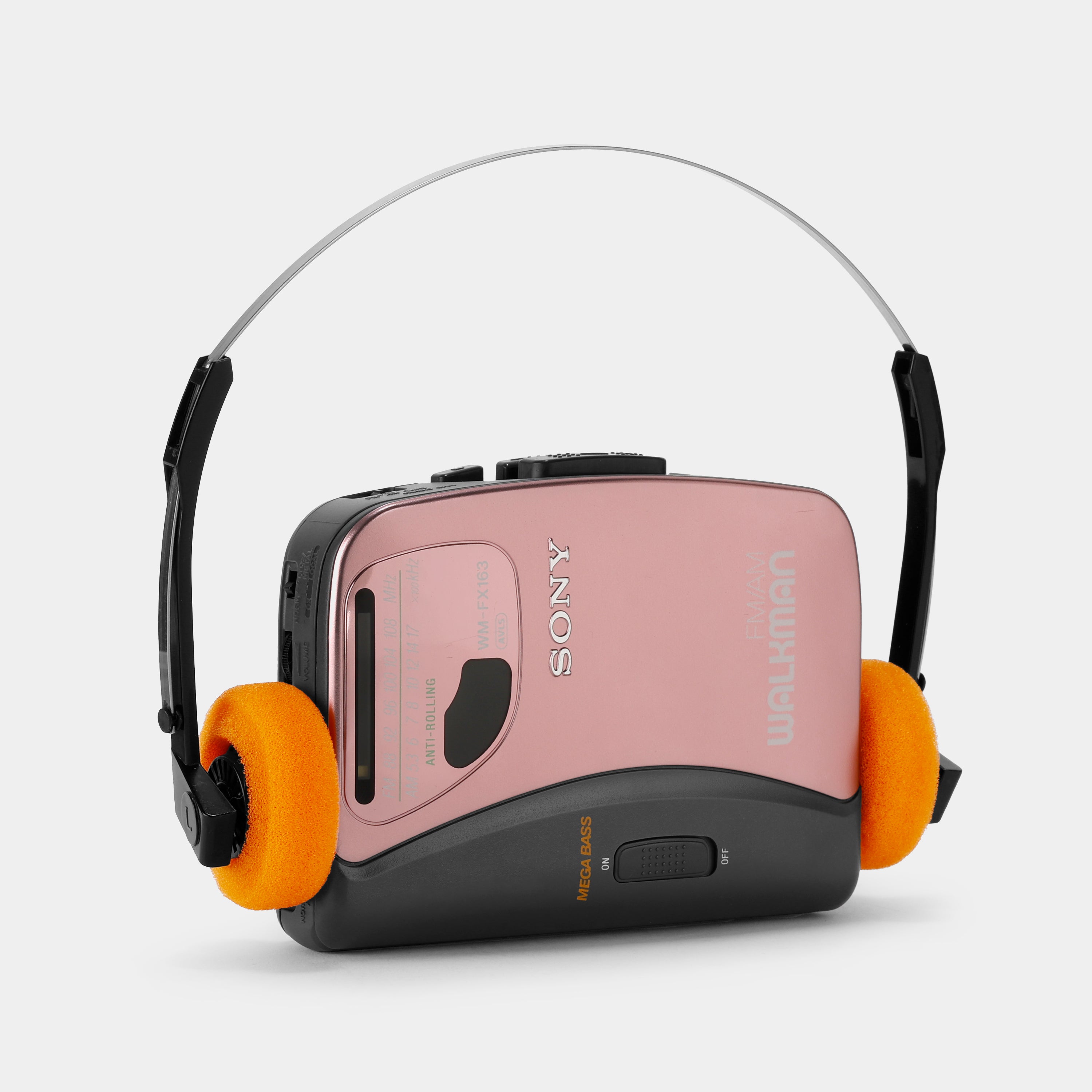 Sony Walkman WM-FX163 AM/FM Pink Portable Cassette Player