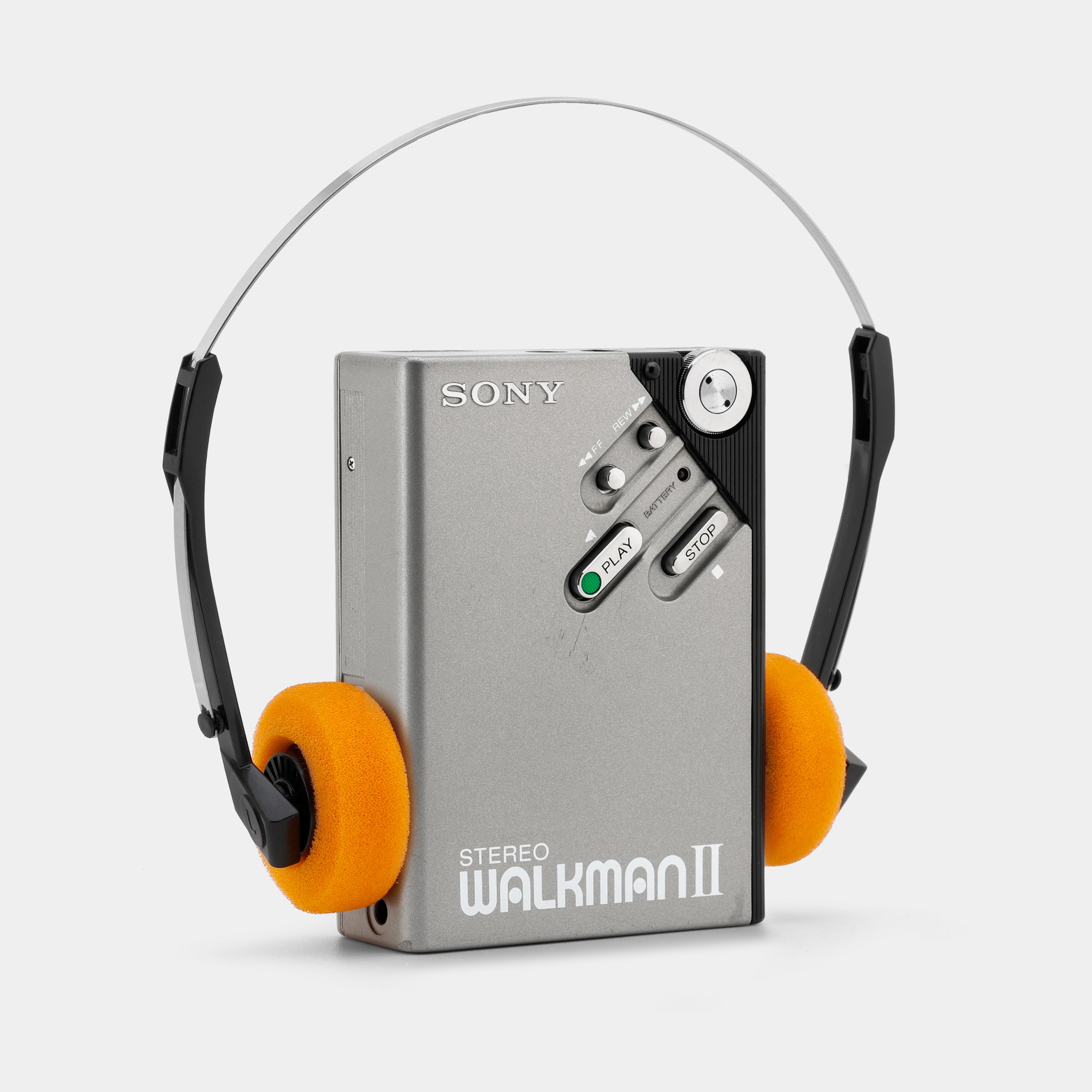 Sony Walkman II WM-2 Silver Portable Cassette Player