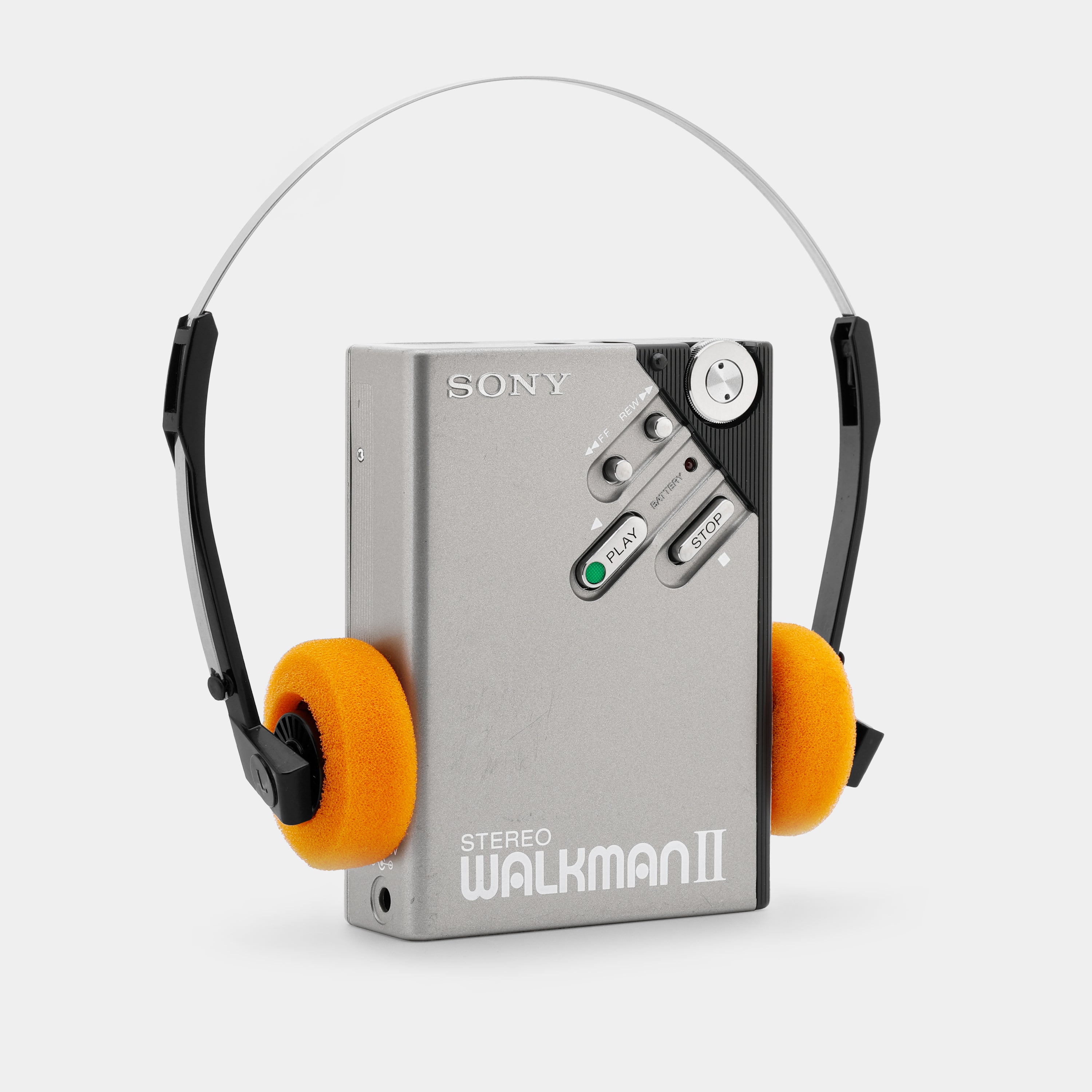 Sony Walkman II WM-2 Silver Portable Cassette Player