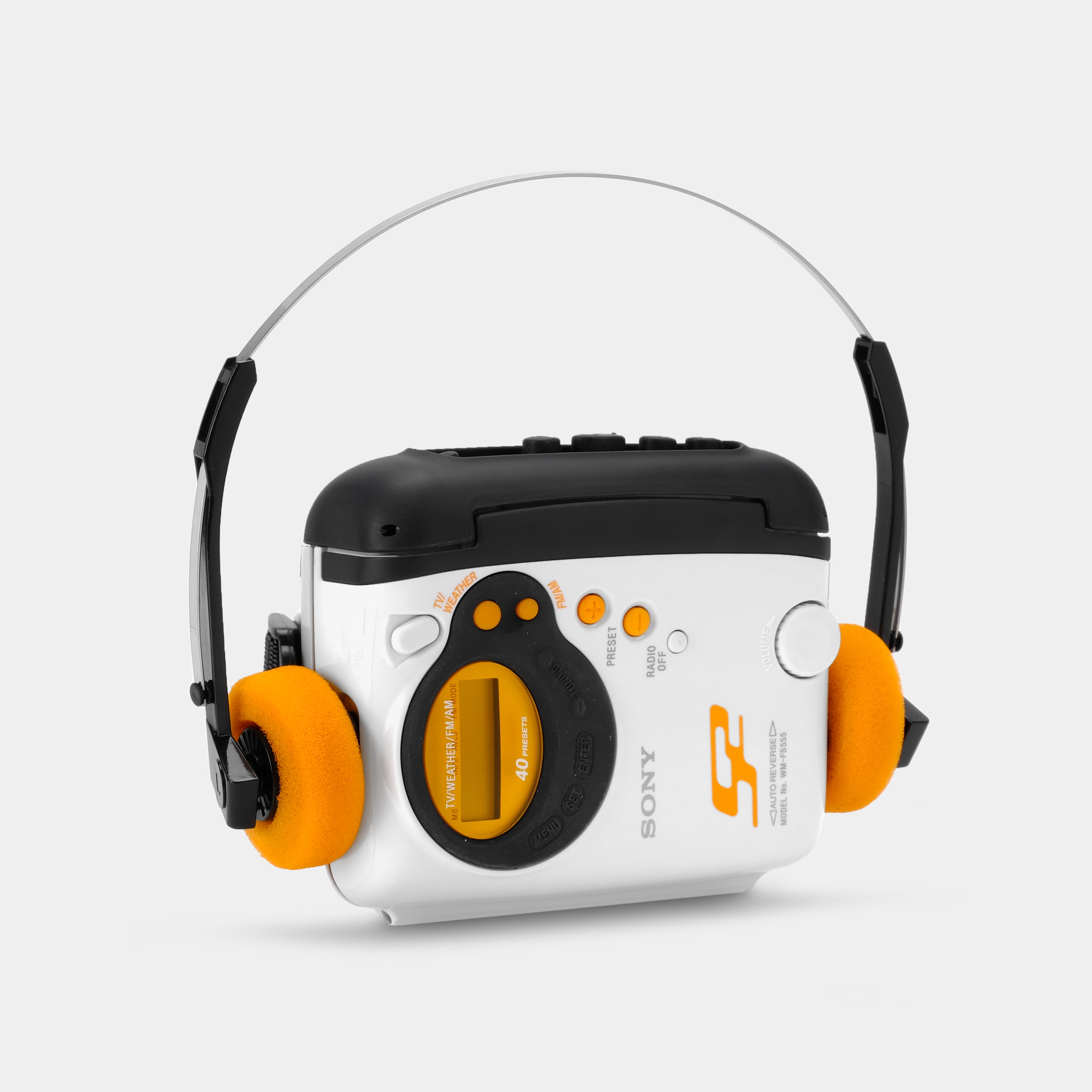 Sony Sports Walkman WM-FS555 TV/AM/FM Portable Cassette Player