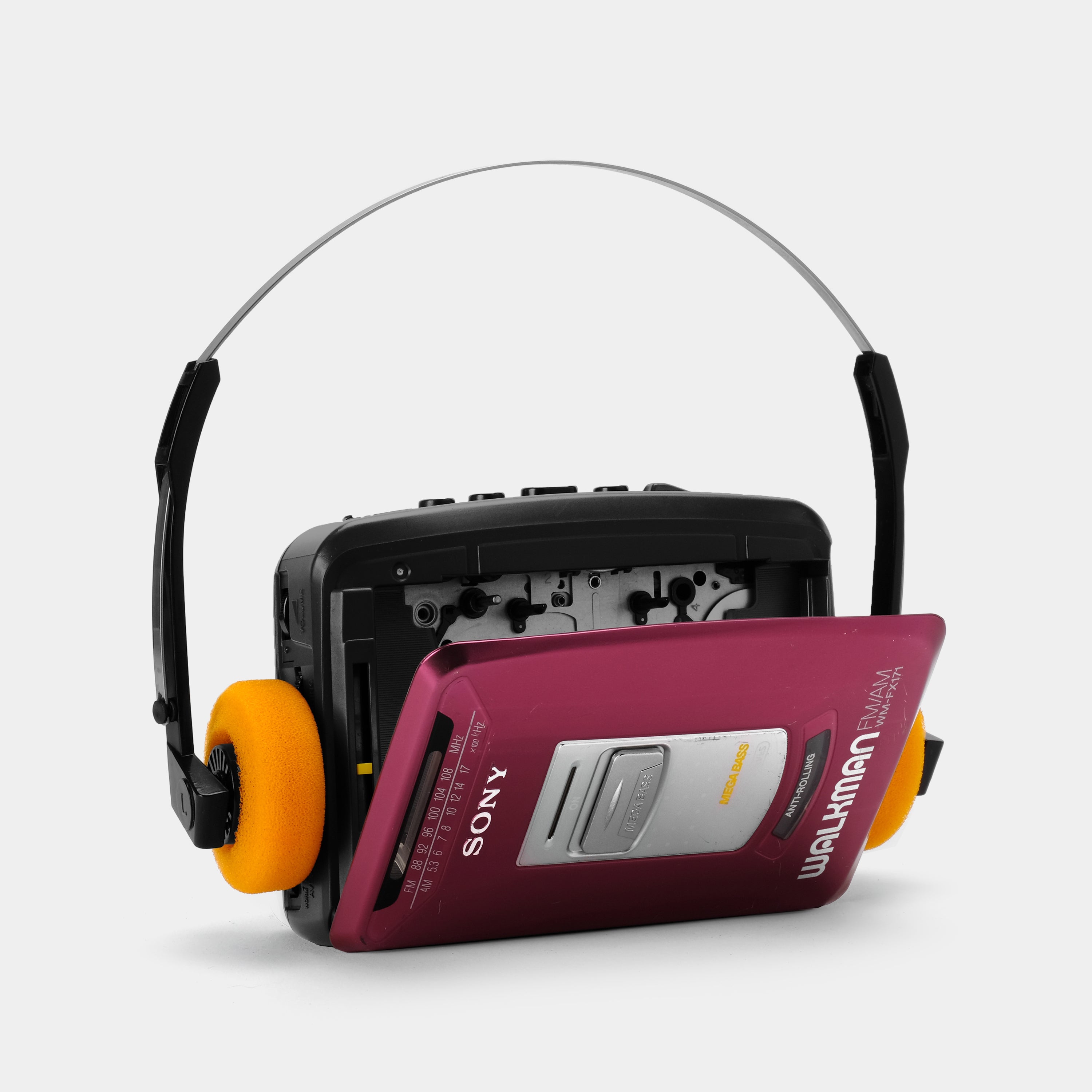 Sony Walkman WM-FX171 AM/FM Magenta Portable Cassette Player
