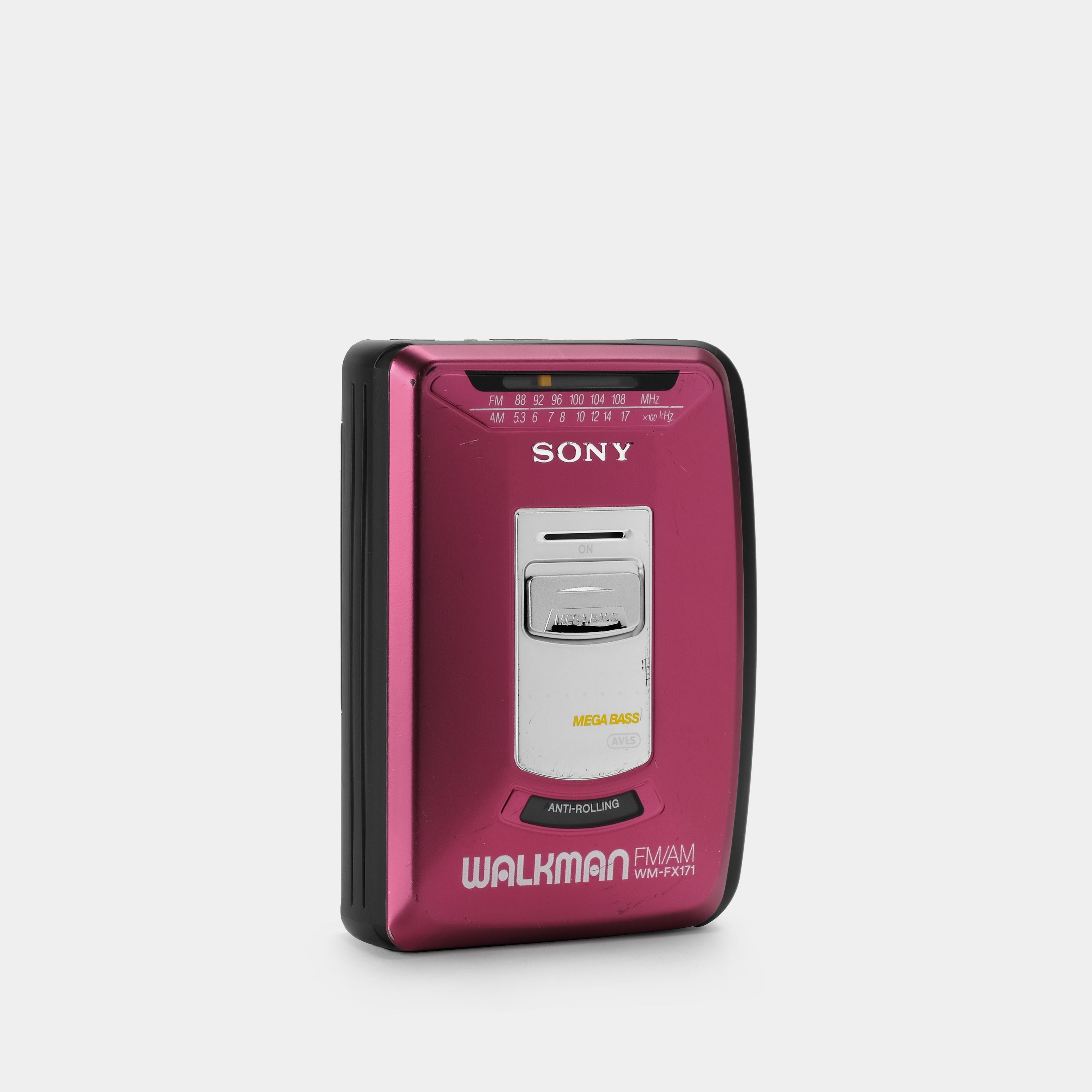 Sony Walkman WM-FX171 AM/FM Magenta Portable Cassette Player