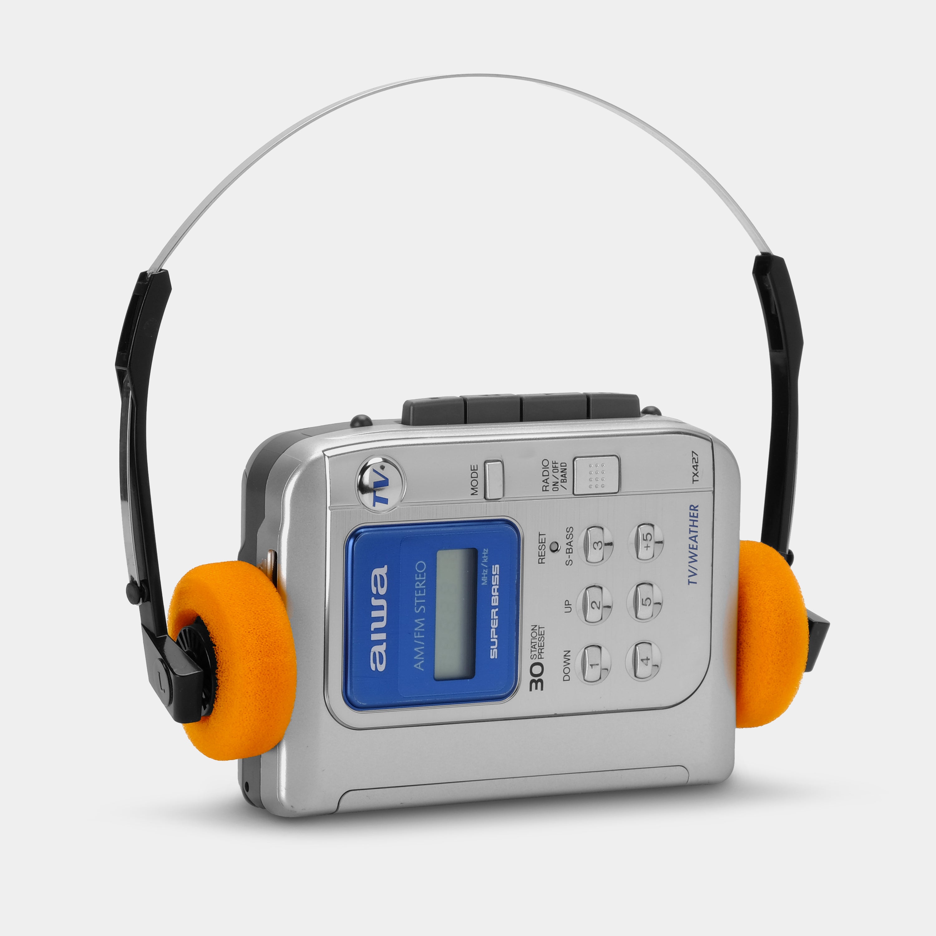 Aiwa TX427 AM/FM Portable Cassette Player