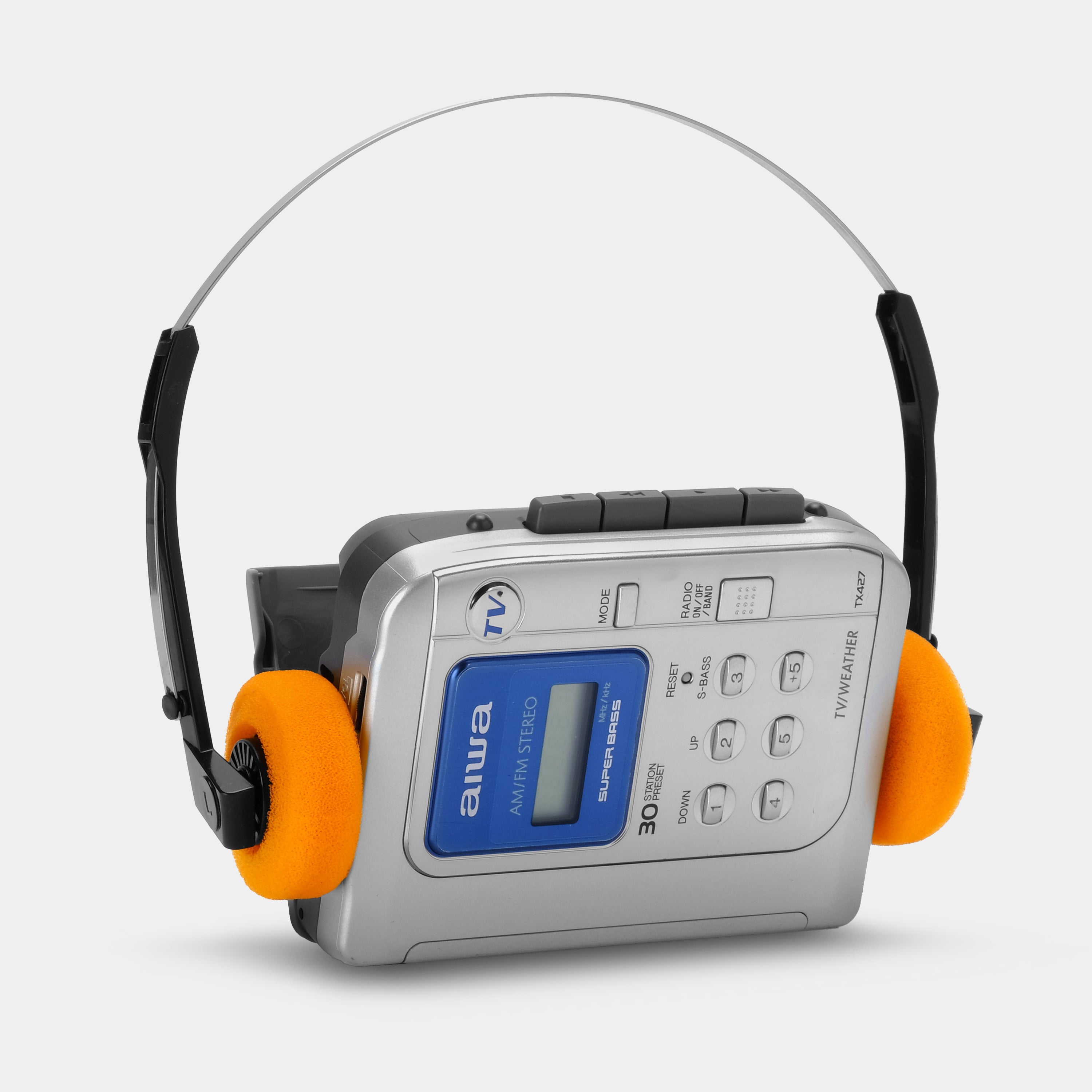 Aiwa TX427 AM/FM Portable Cassette Player