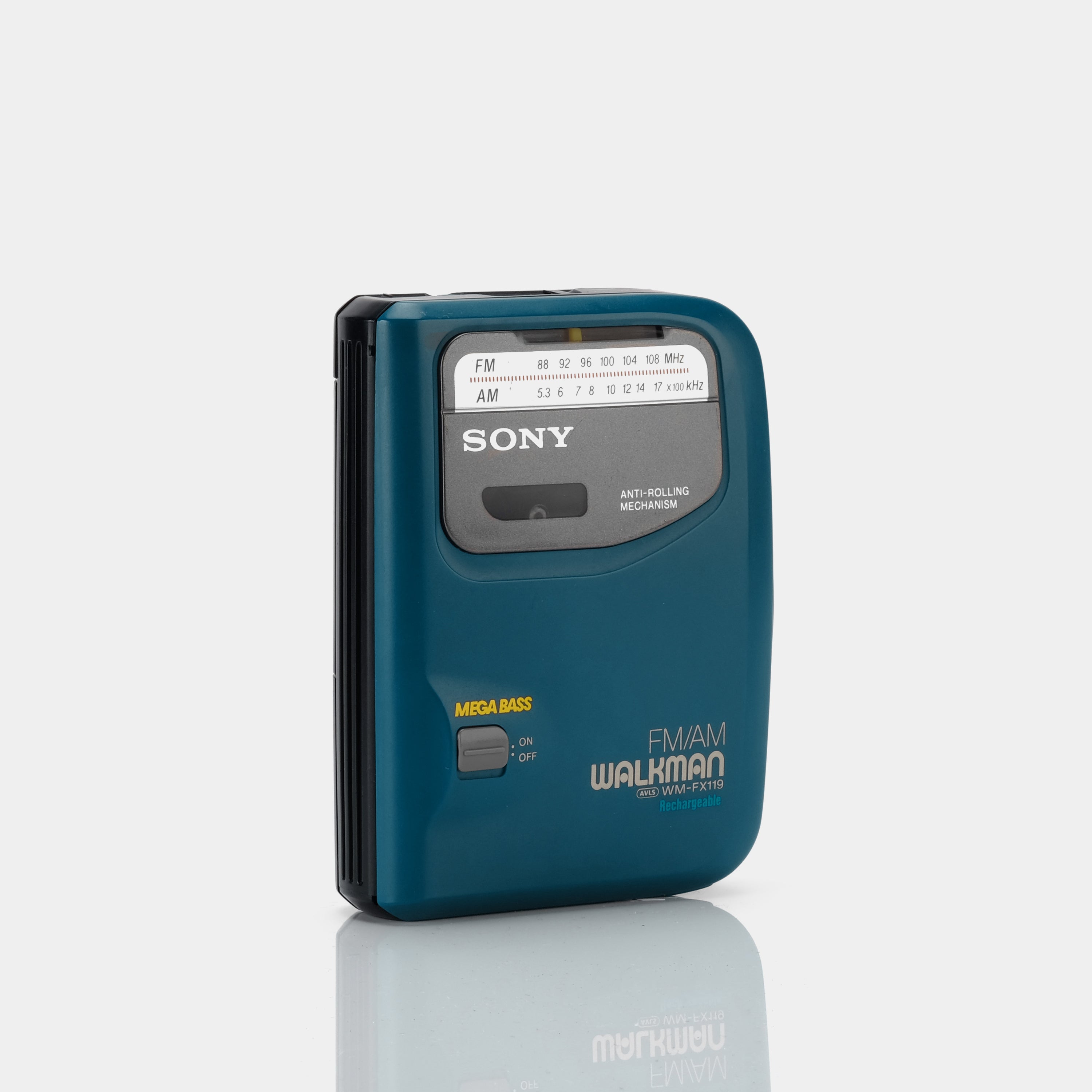 Sony Walkman WM-FX119 Teal Portable Cassette Player