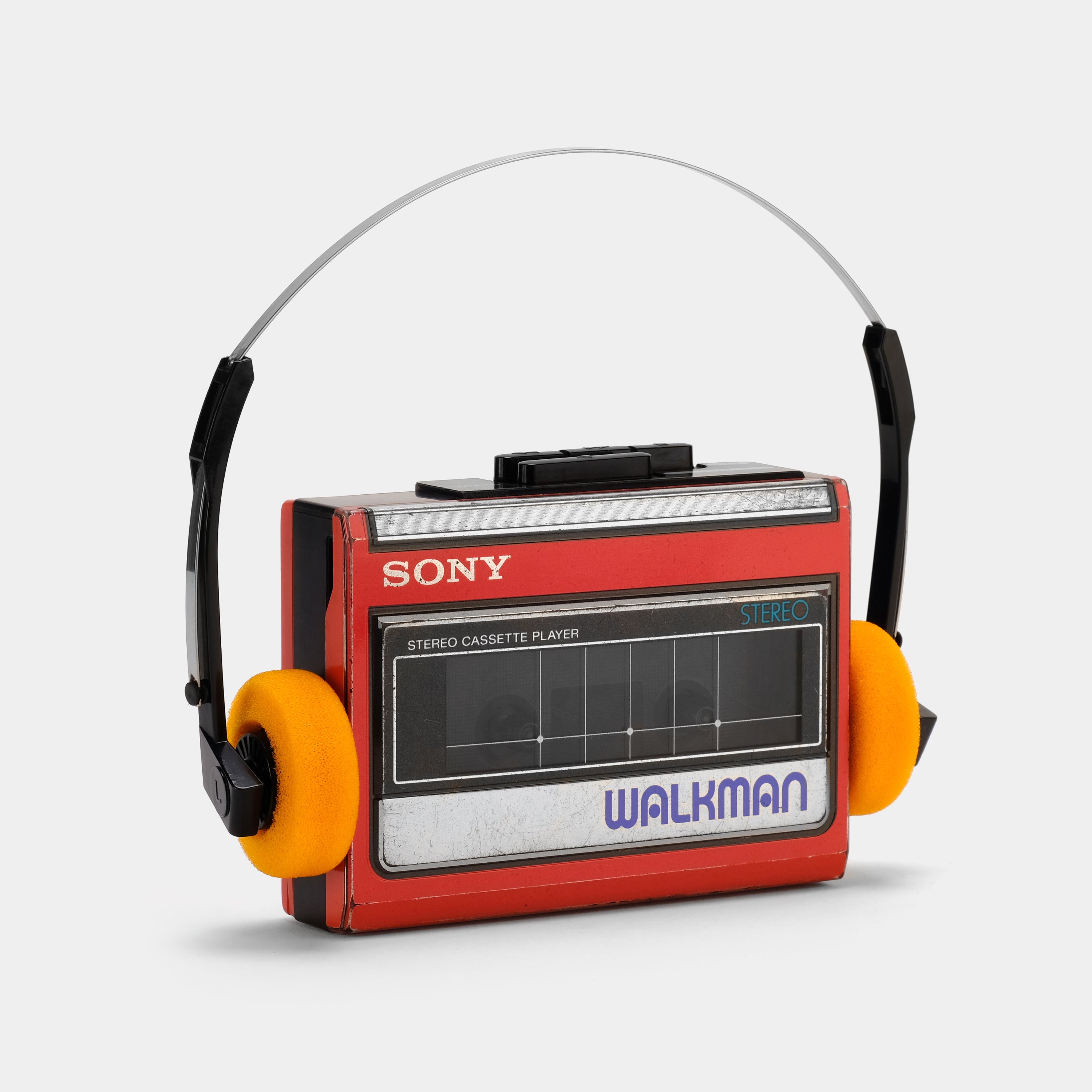 Sony Walkman WM-31 Red Portable Cassette Player