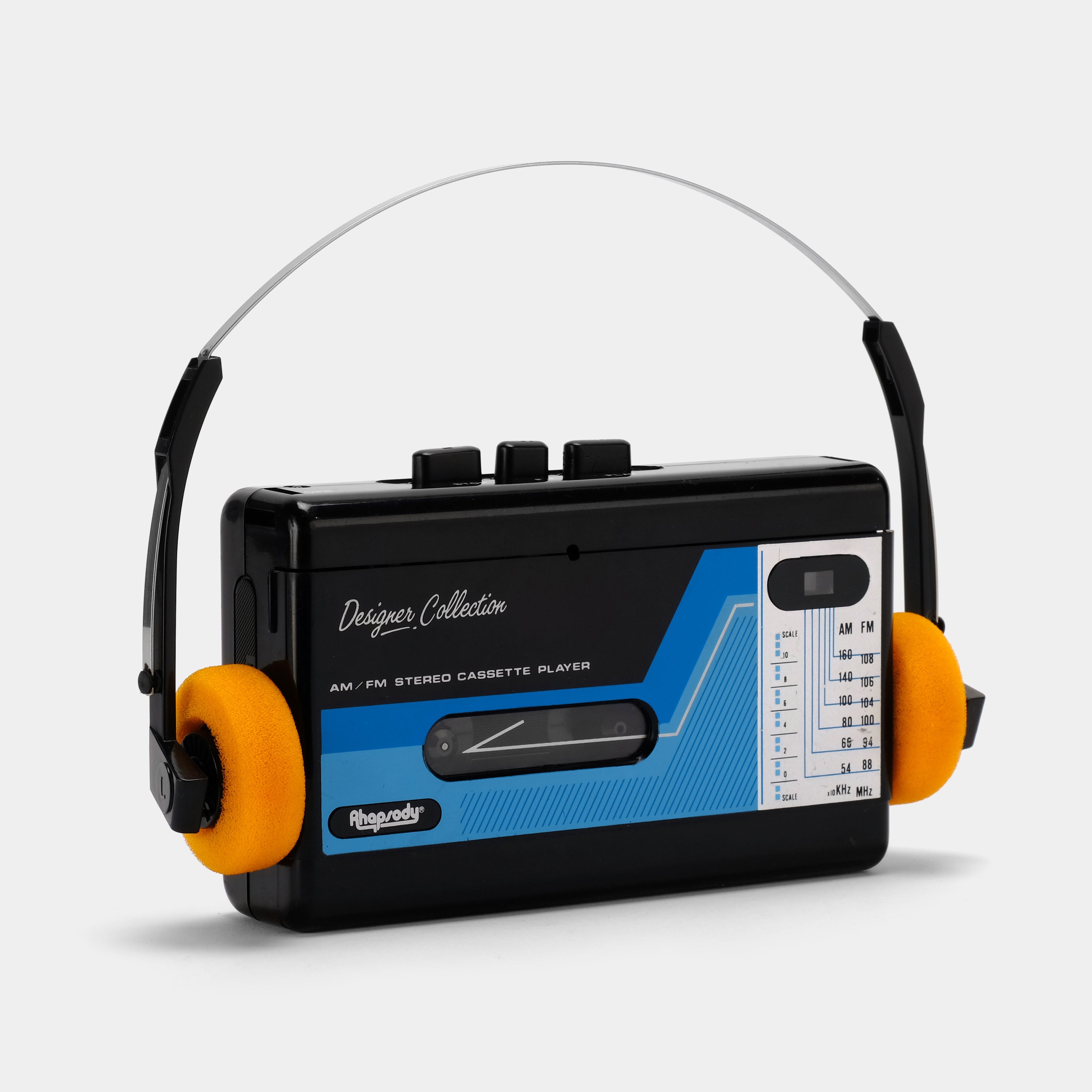 Rhapsody Designer Collection Stereo AM/FM Portable Cassette Player