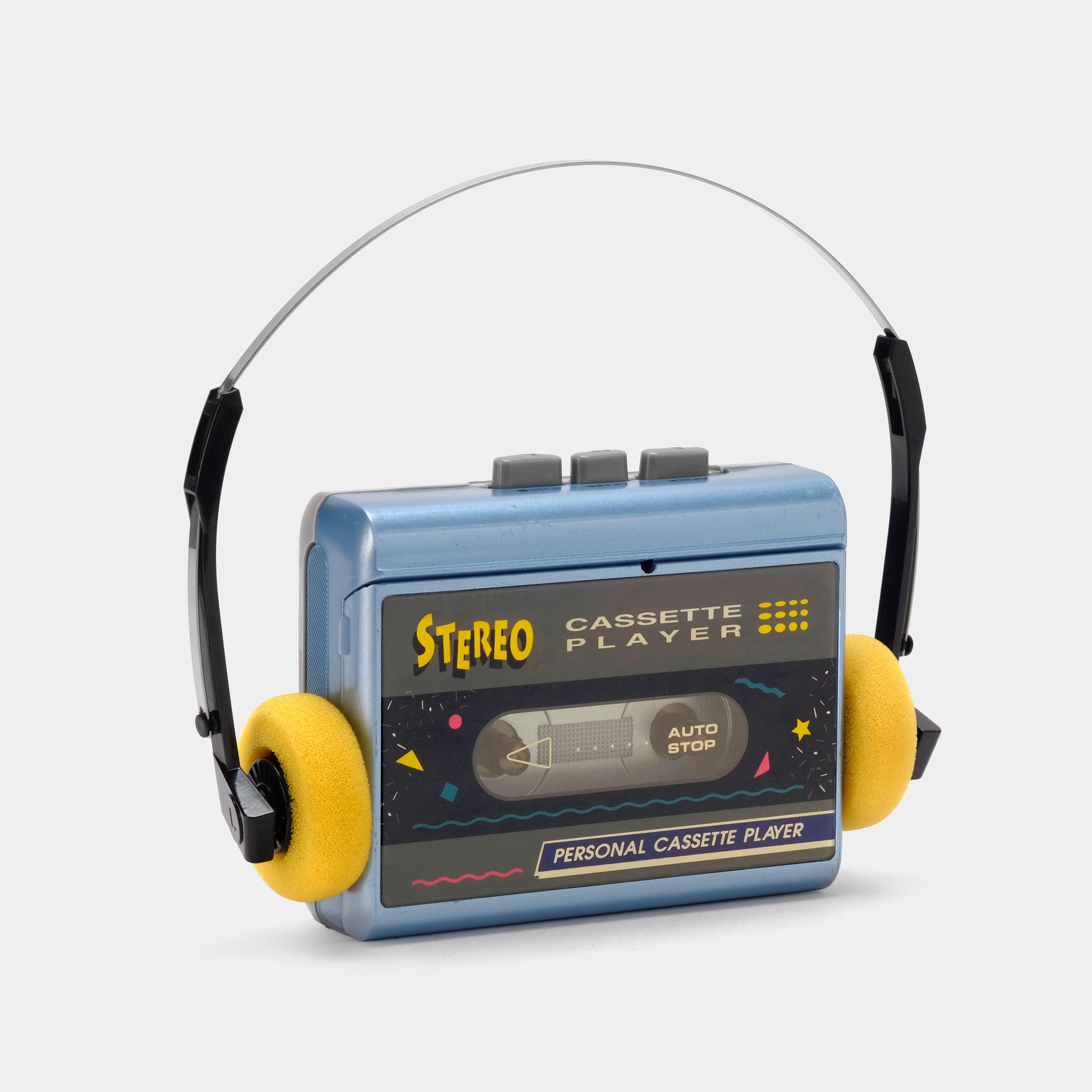 Street Beat Blue Portable Cassette Player