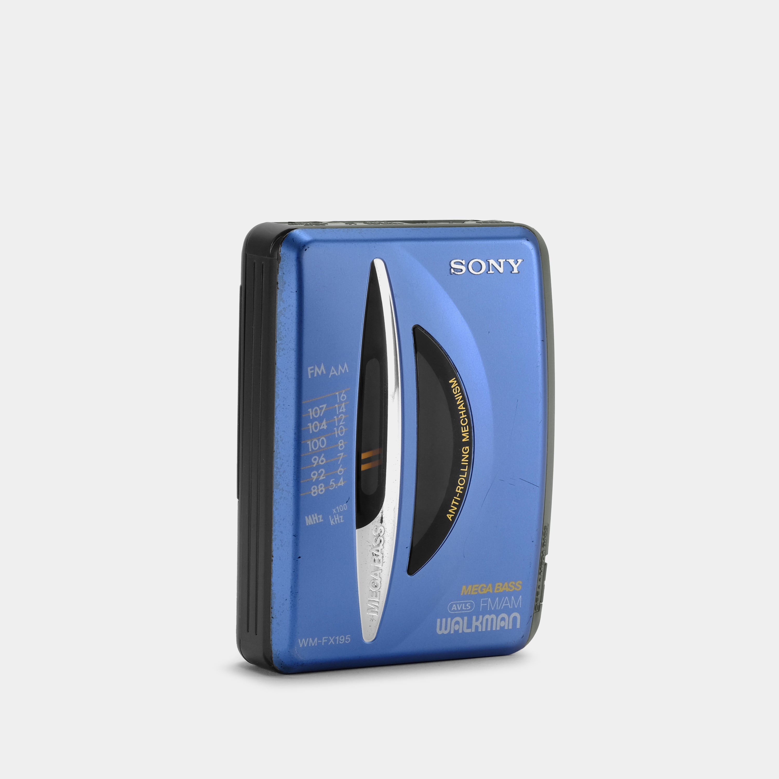 Sony Walkman WM-FX195 Blue AM/FM Portable Cassette Player