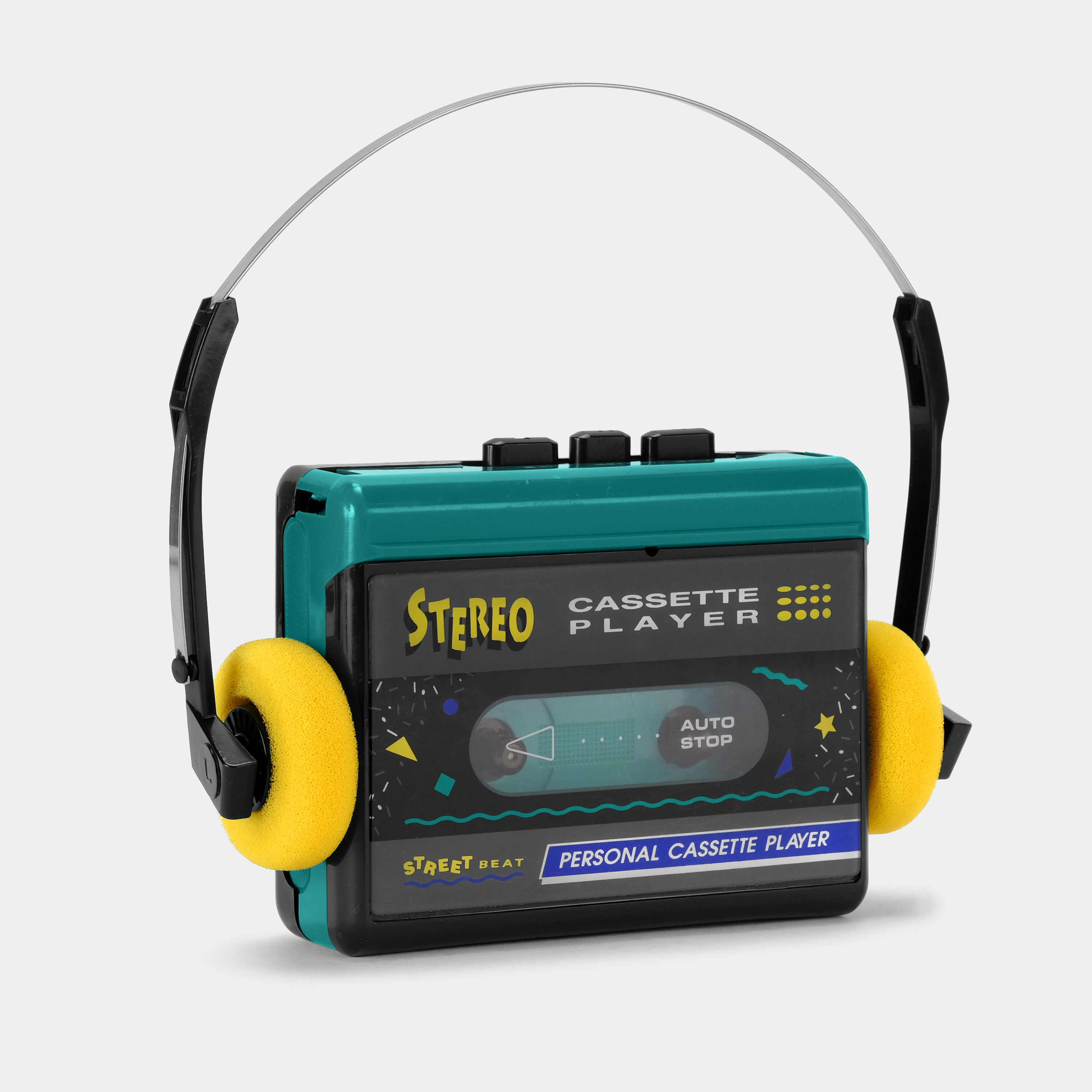 Street Beat Teal Portable Cassette Player