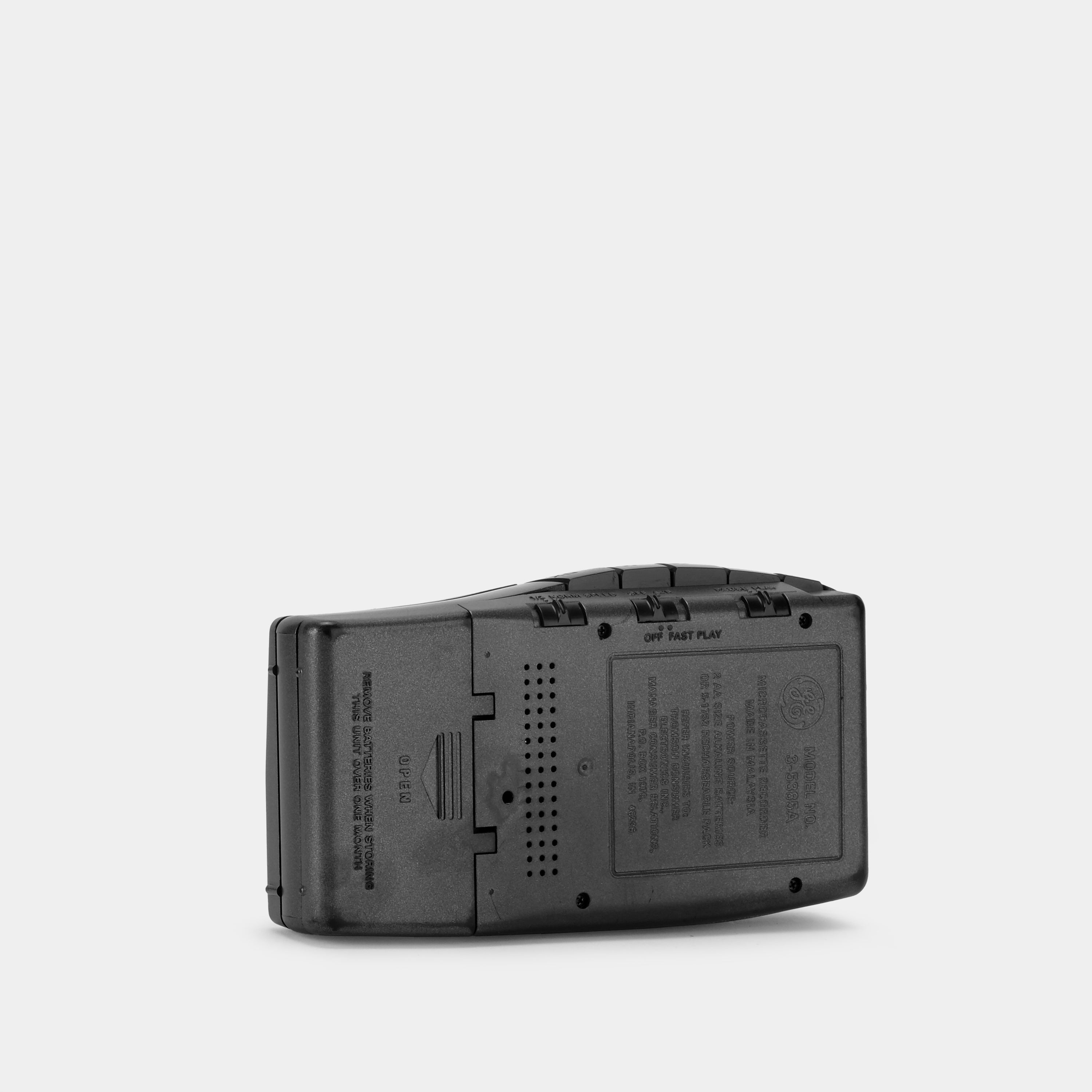 General Electric 3-5385A Portable Micro Cassette Recorder