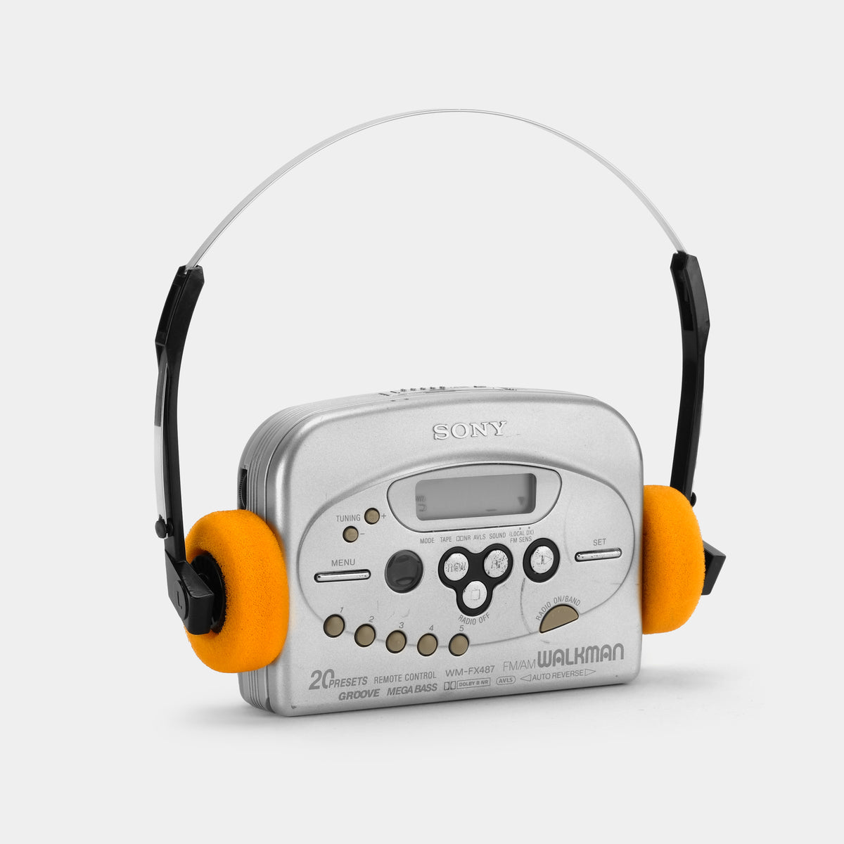 Sony WM-FX453 Walkman Cassette – Avec écran LCD, Pièces Détachées (courroie Carrée BlackReel)