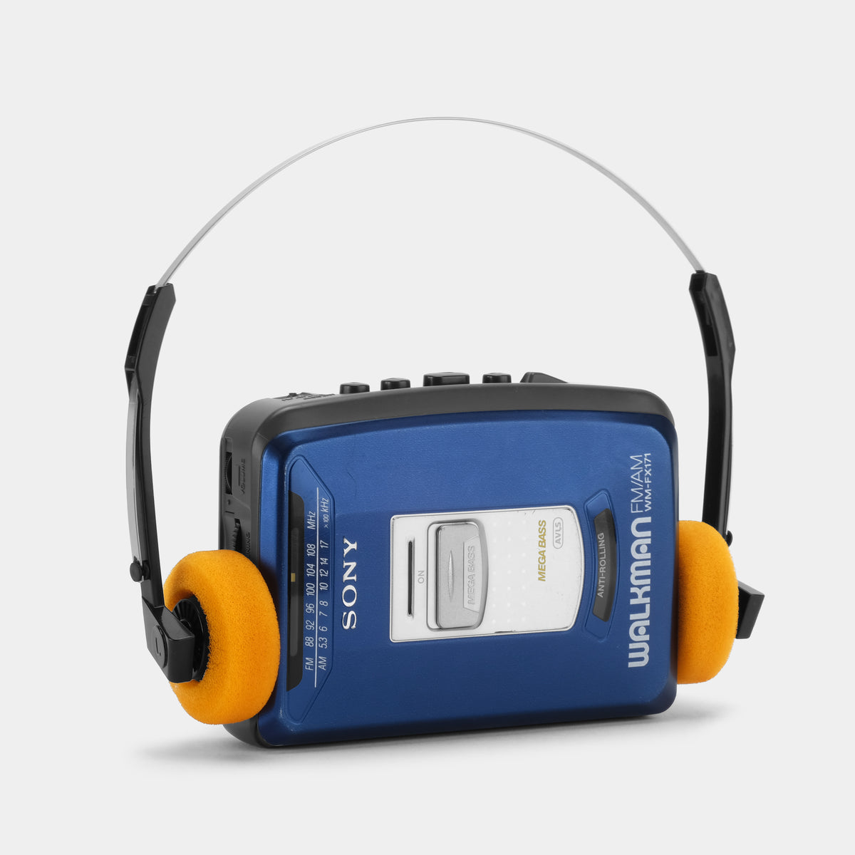 Walkment Sony Walkman WM-FX171 AM/FM Blue Portable Cassette Player
