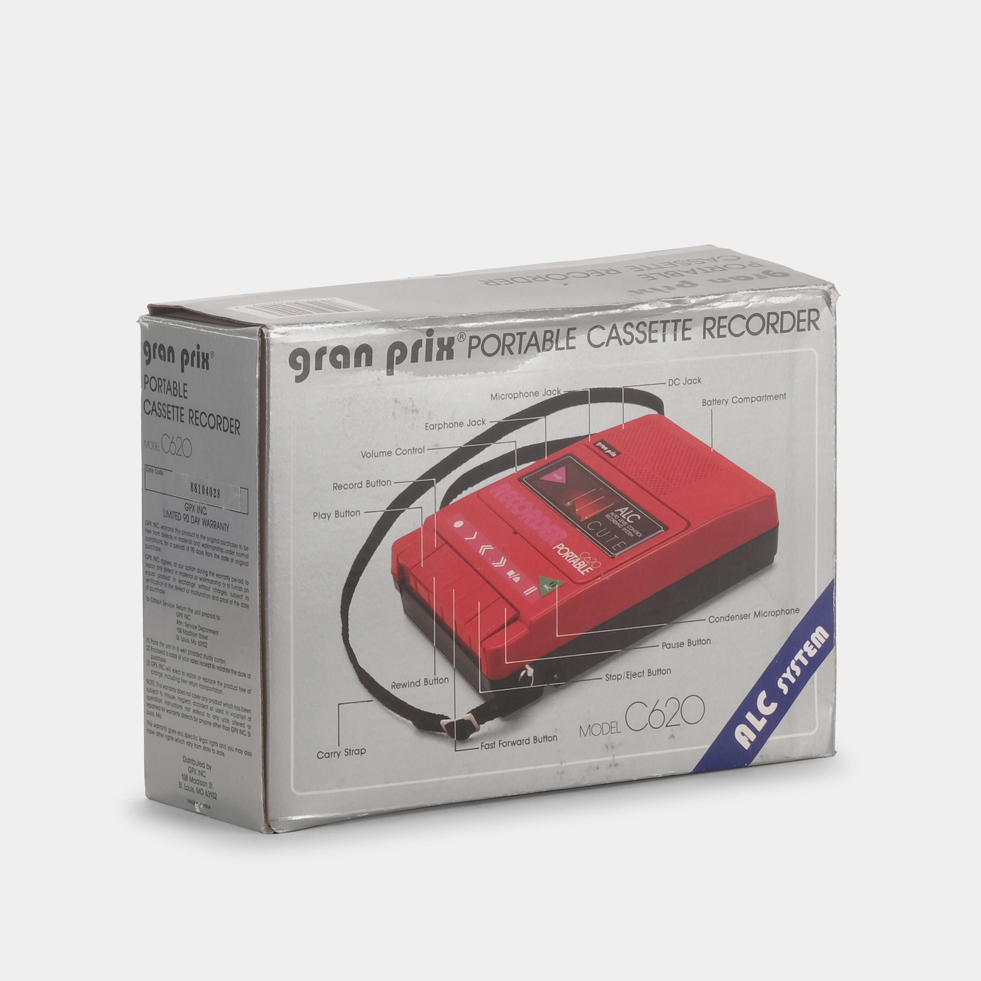 Gran Prix C620 Portable Cassette Player