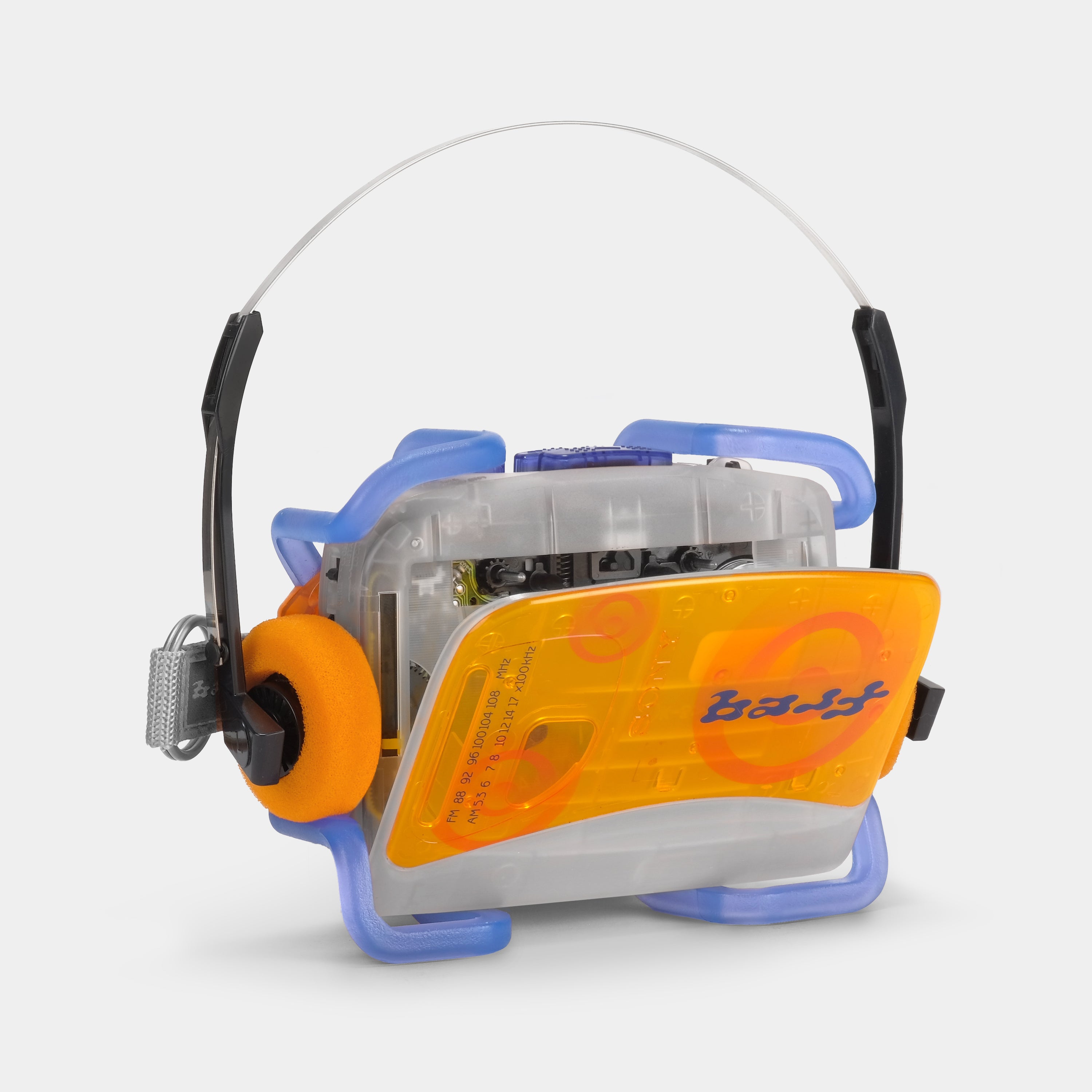 Sony Freq Walkman WM-FQ01 Transparent Orange AM/FM Portable Cassette P