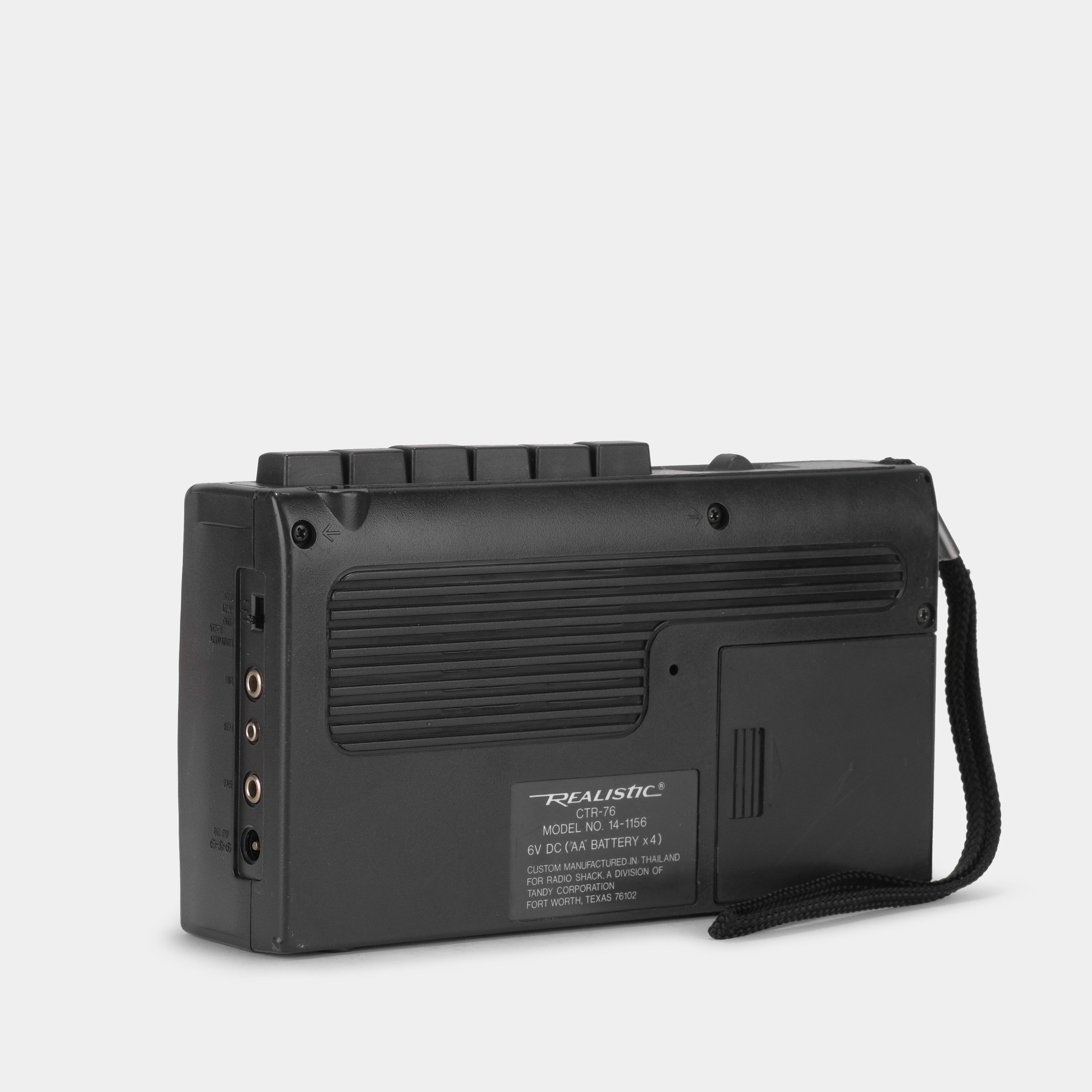 Realistic CTR-76 Portable Cassette Recorder and Player