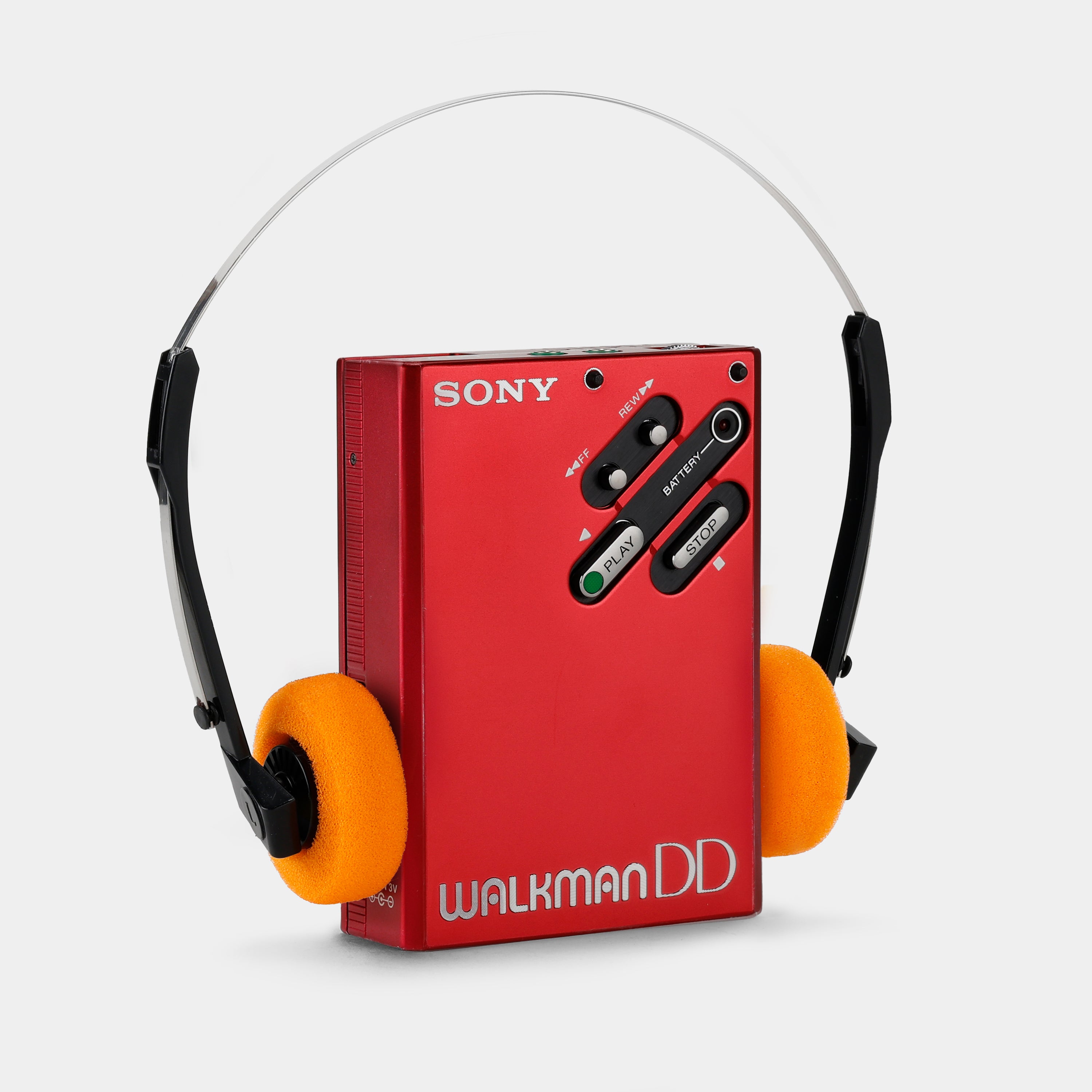 Sony Walkman WM-DD Red Portable Cassette Player