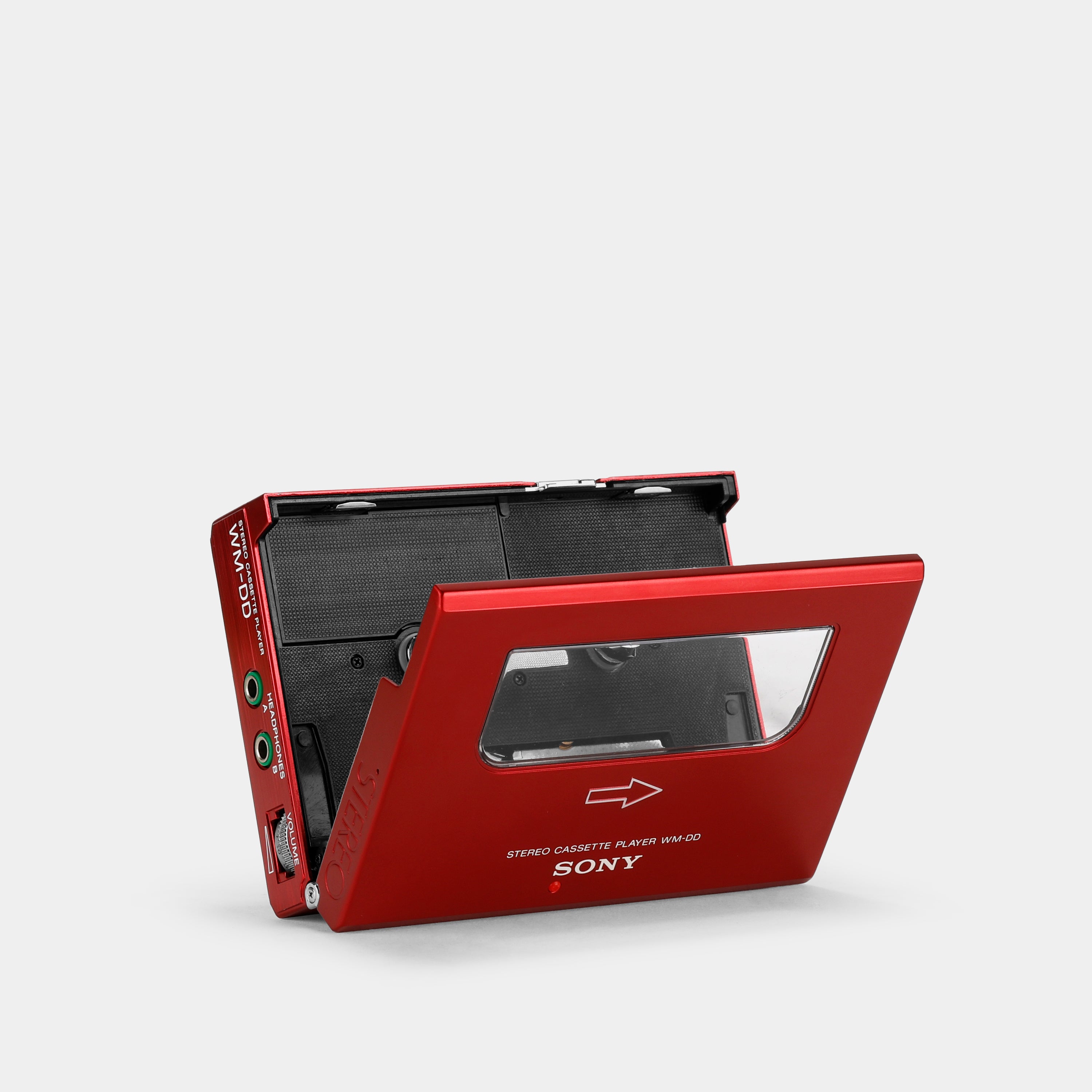 Sony Walkman WM-DD Red Portable Cassette Player