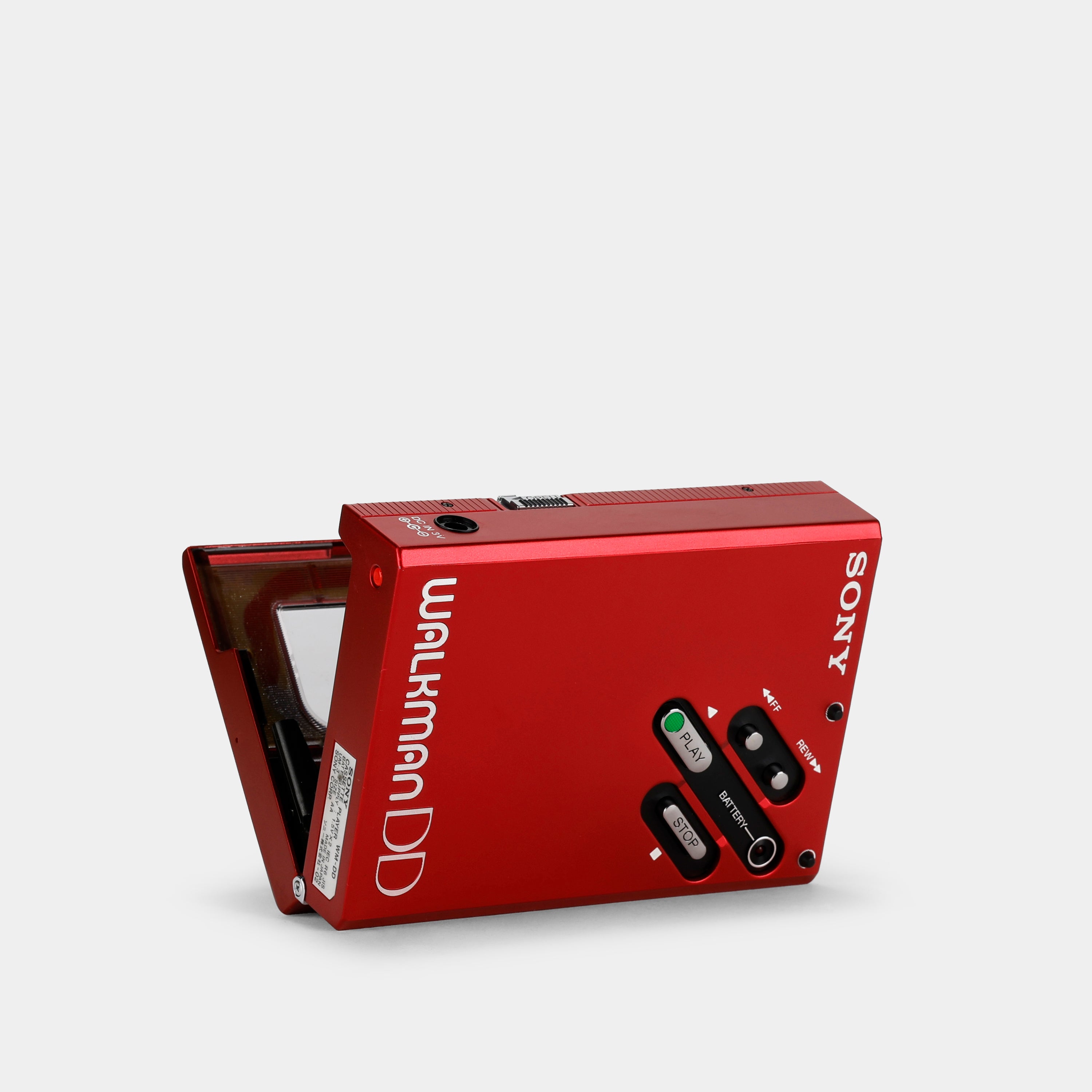 Sony Walkman WM-DD Red Portable Cassette Player