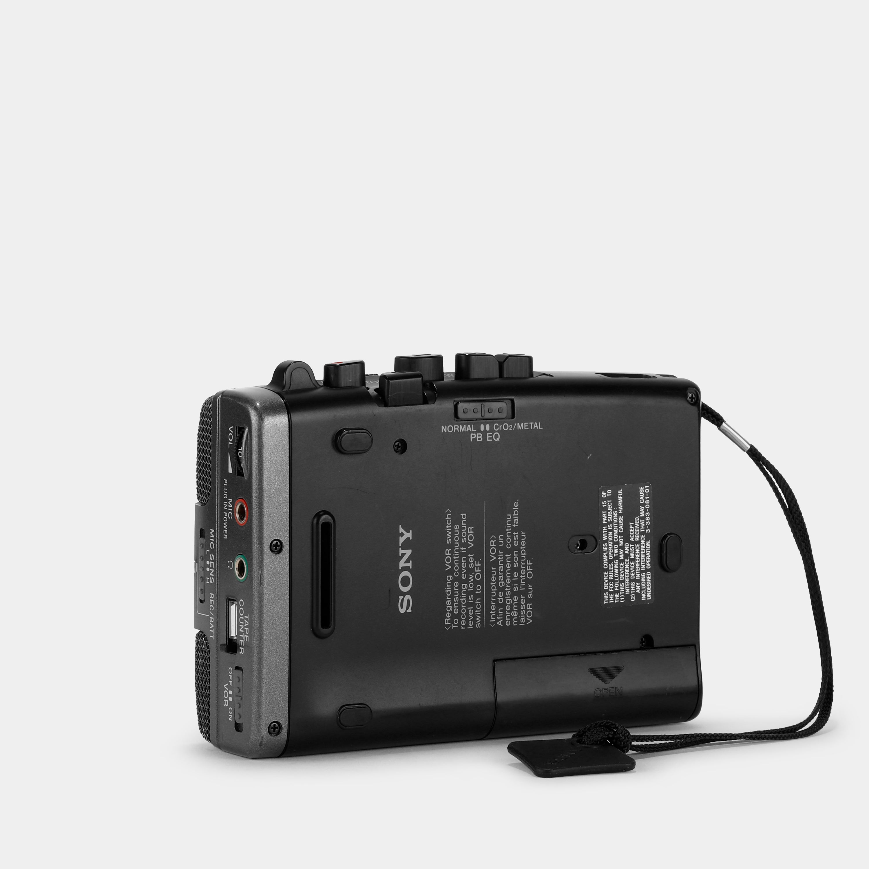 Sony Clear Voice TCS-580V Stereo Portable Cassette-Corder