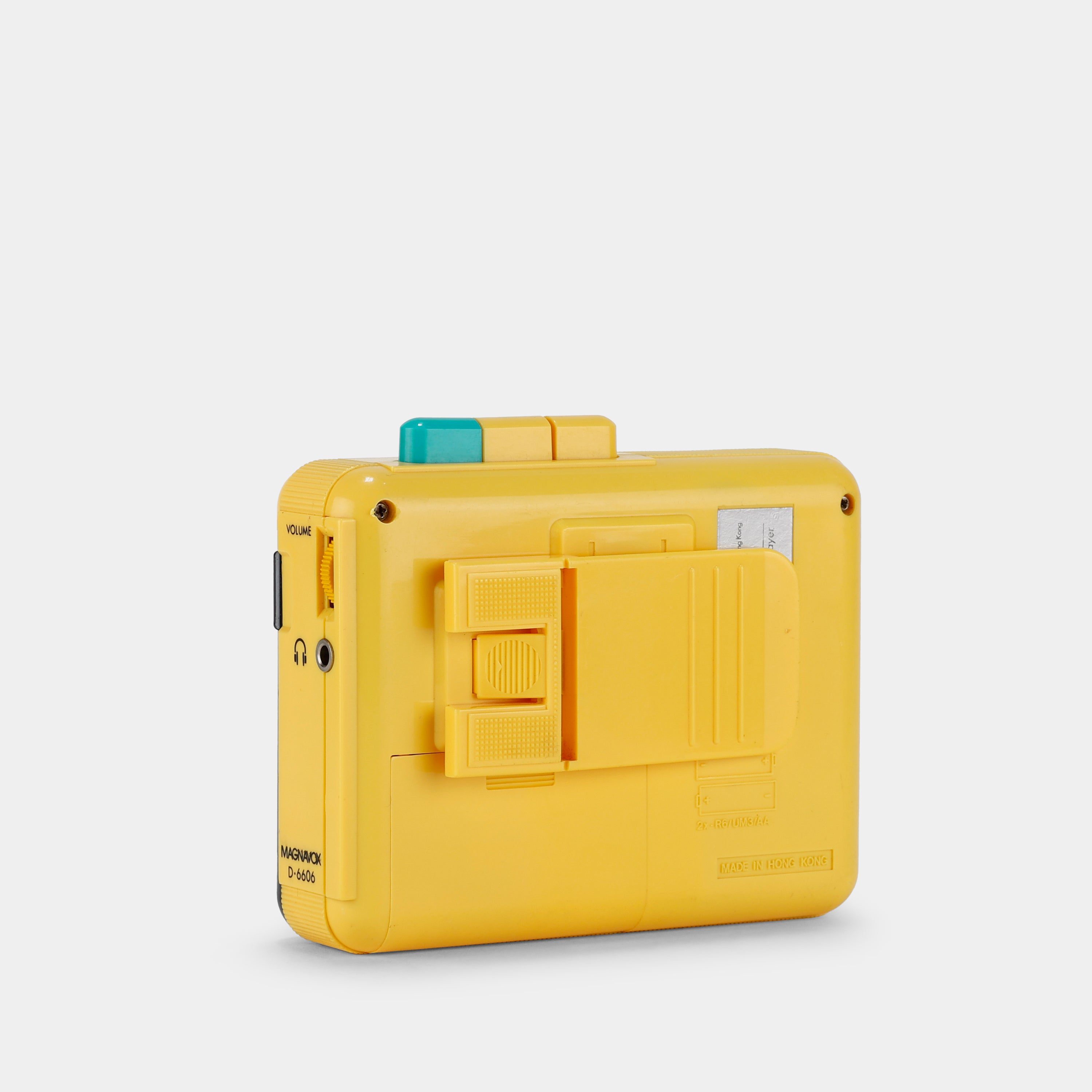 Magnavox Moving Sound D6606 Yellow Portable Cassette Player