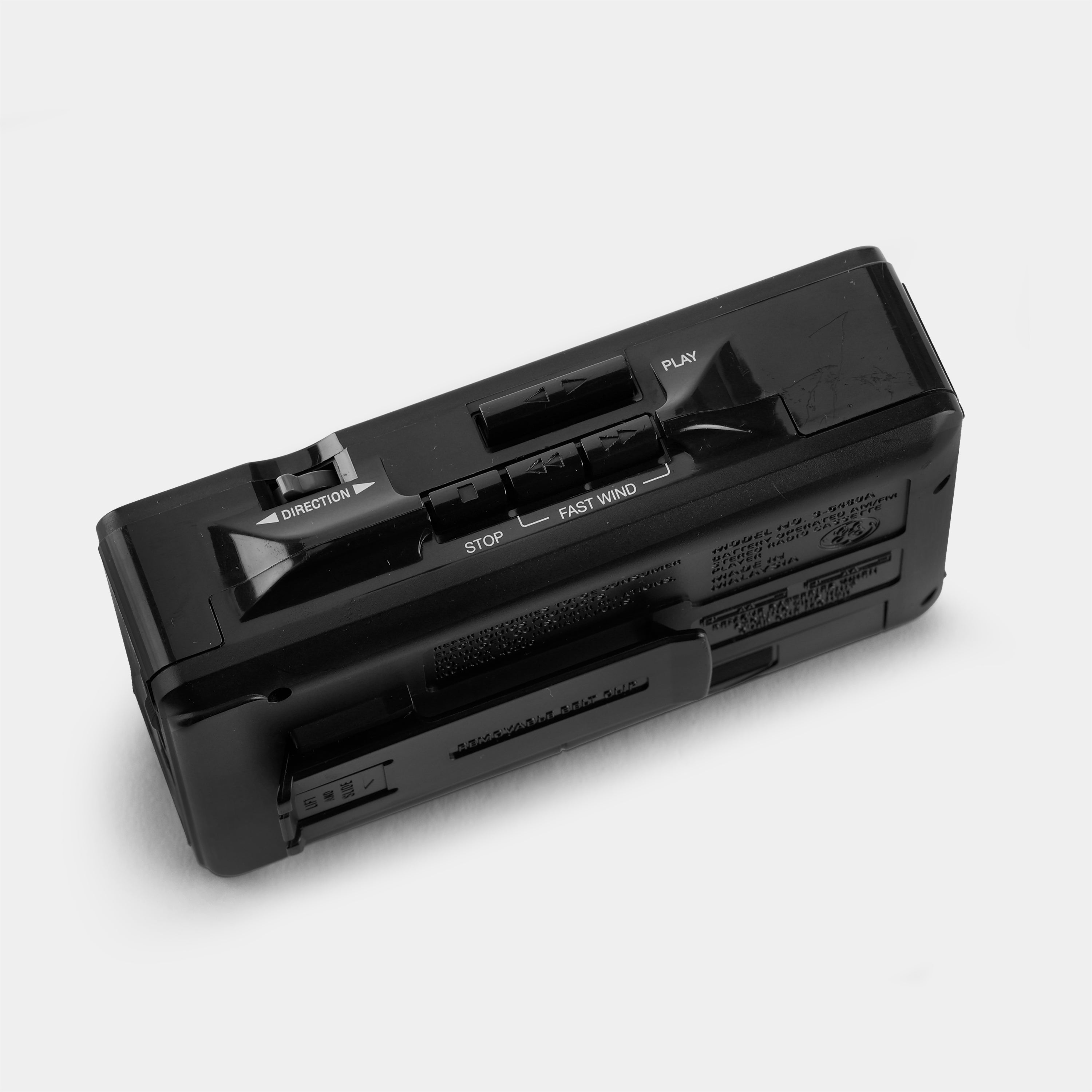 General Electric Model No. 3-5480 AM/FM Portable Cassette Player