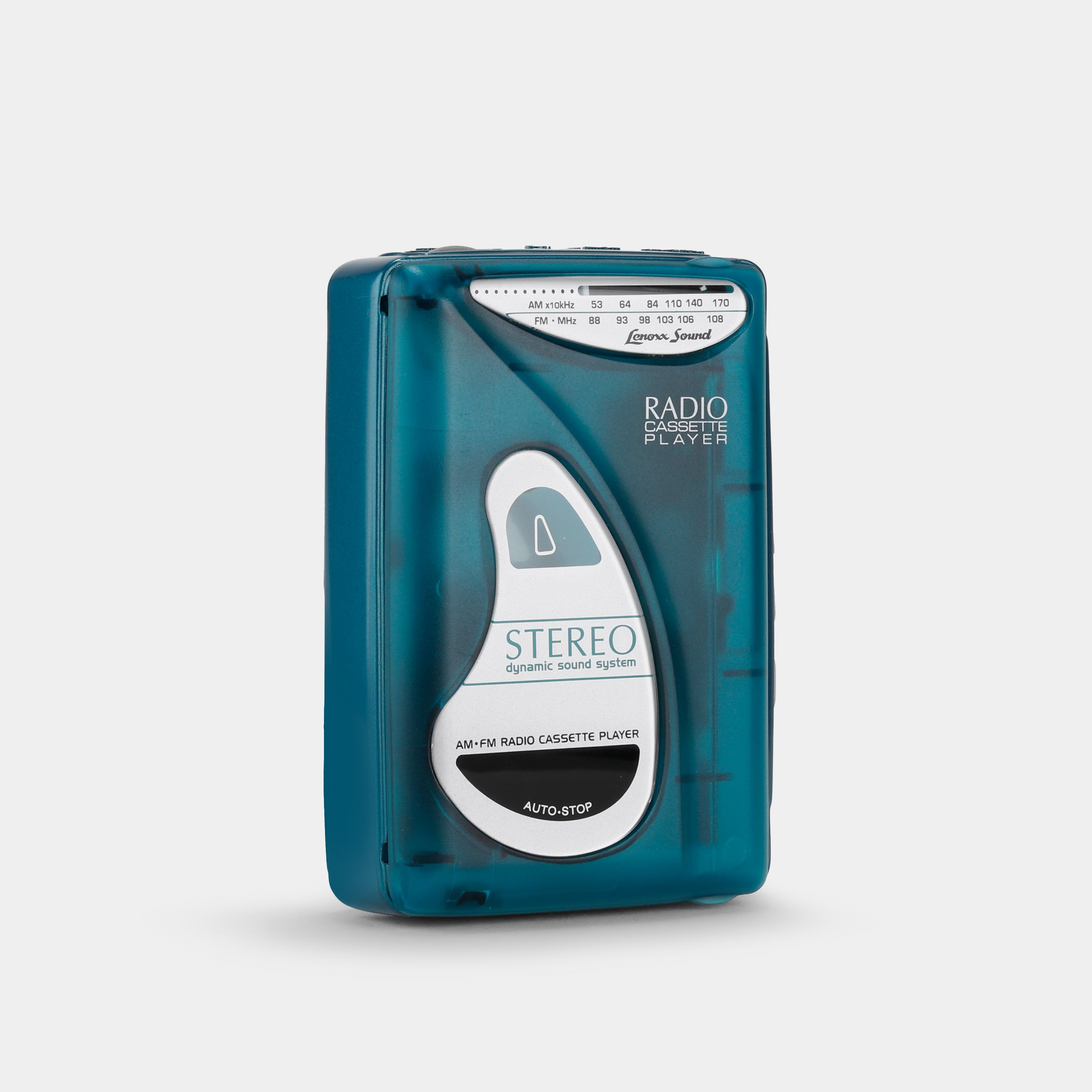 Lenoxx Sound Model 9190 Teal Portable Cassette Player