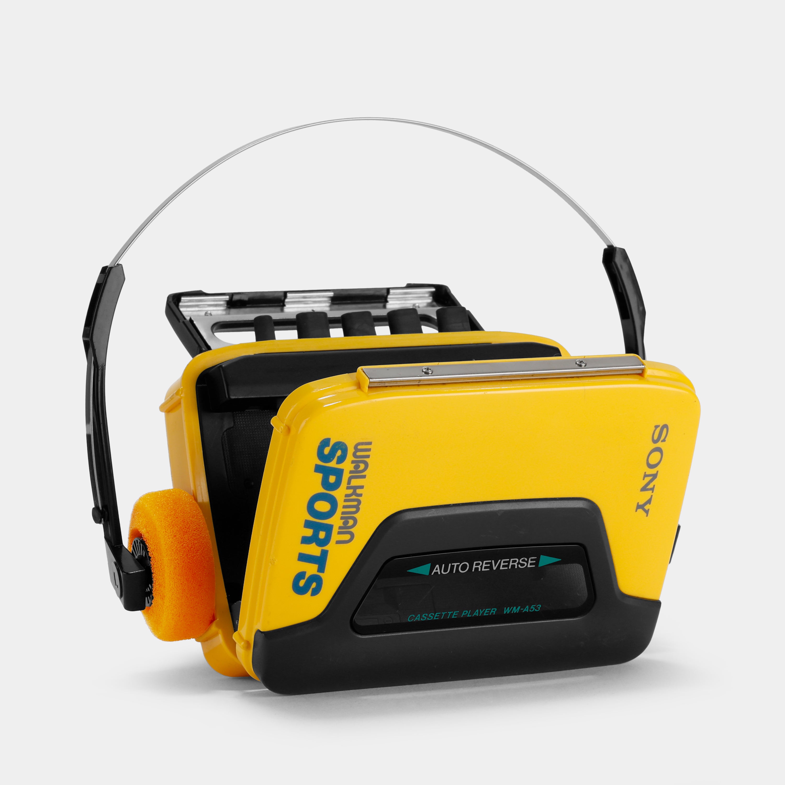 SONY WALKMAN SPORTS WM-A53 カセットプレーヤー 本体 Sony Sports Walkman WM-A53 Portable Cassette Player – Retrospekt