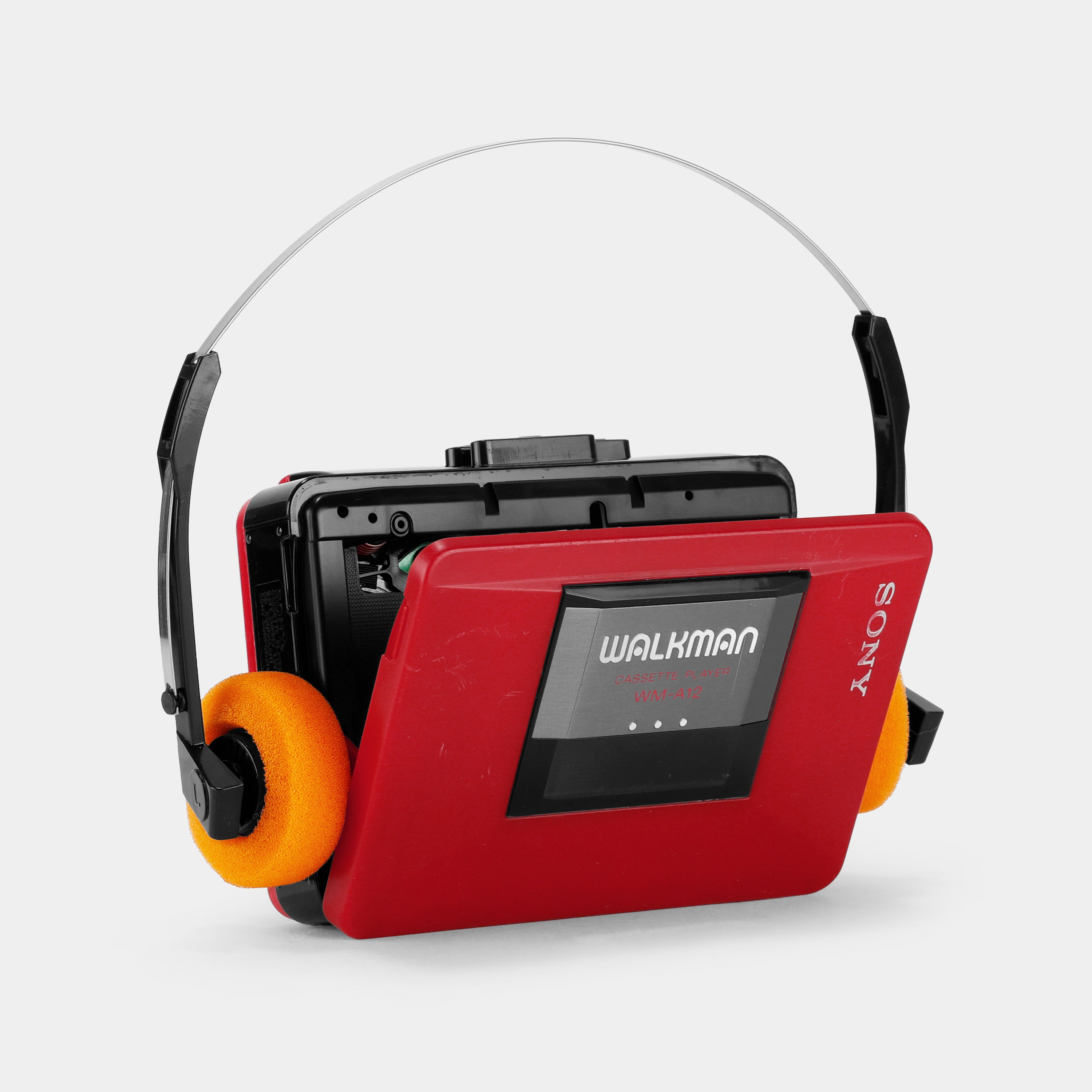 Sony Walkman WM-A12/B12 Red Portable Cassette Player