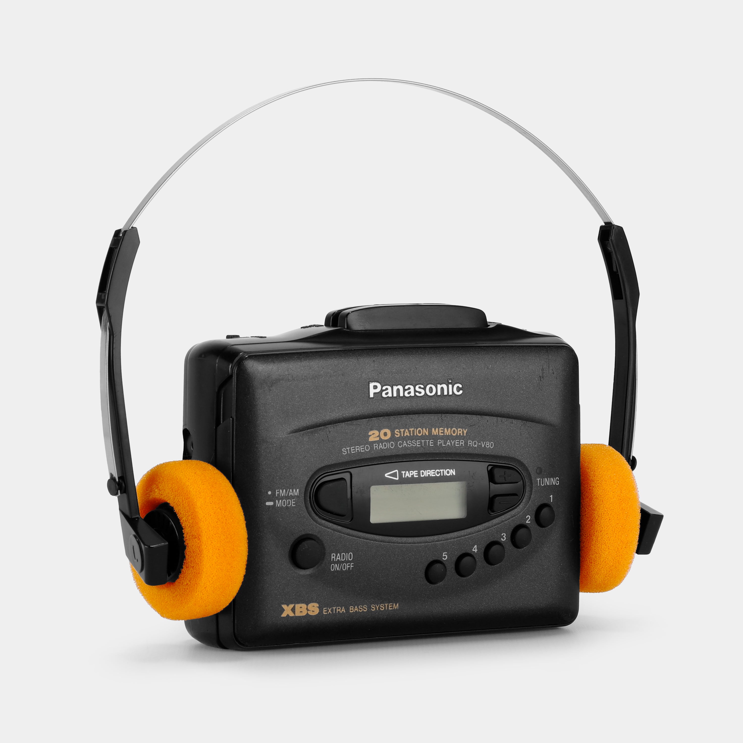 Panasonic RQ-V80 AM/FM Portable Cassette Player