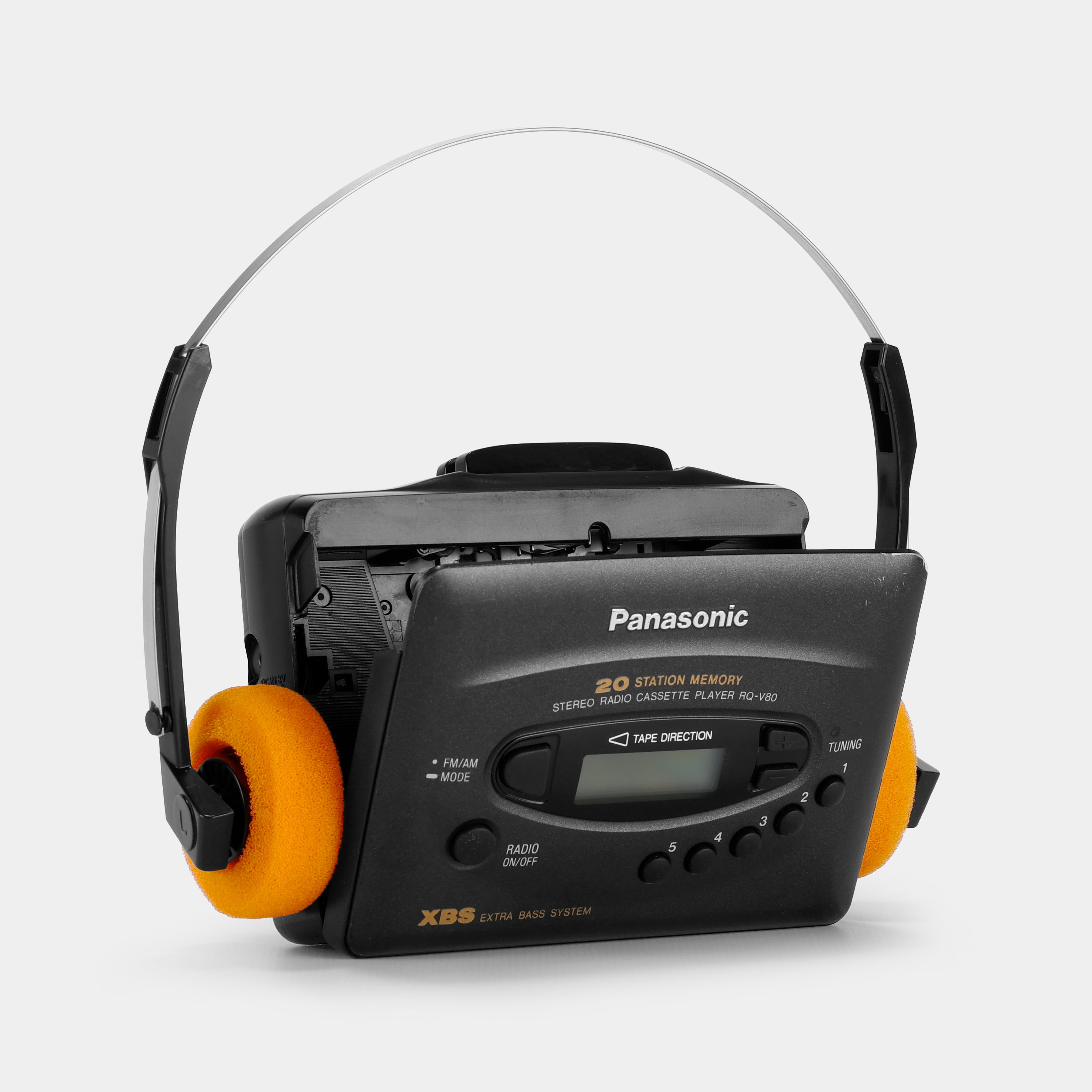 Panasonic RQ-V80 AM/FM Portable Cassette Player