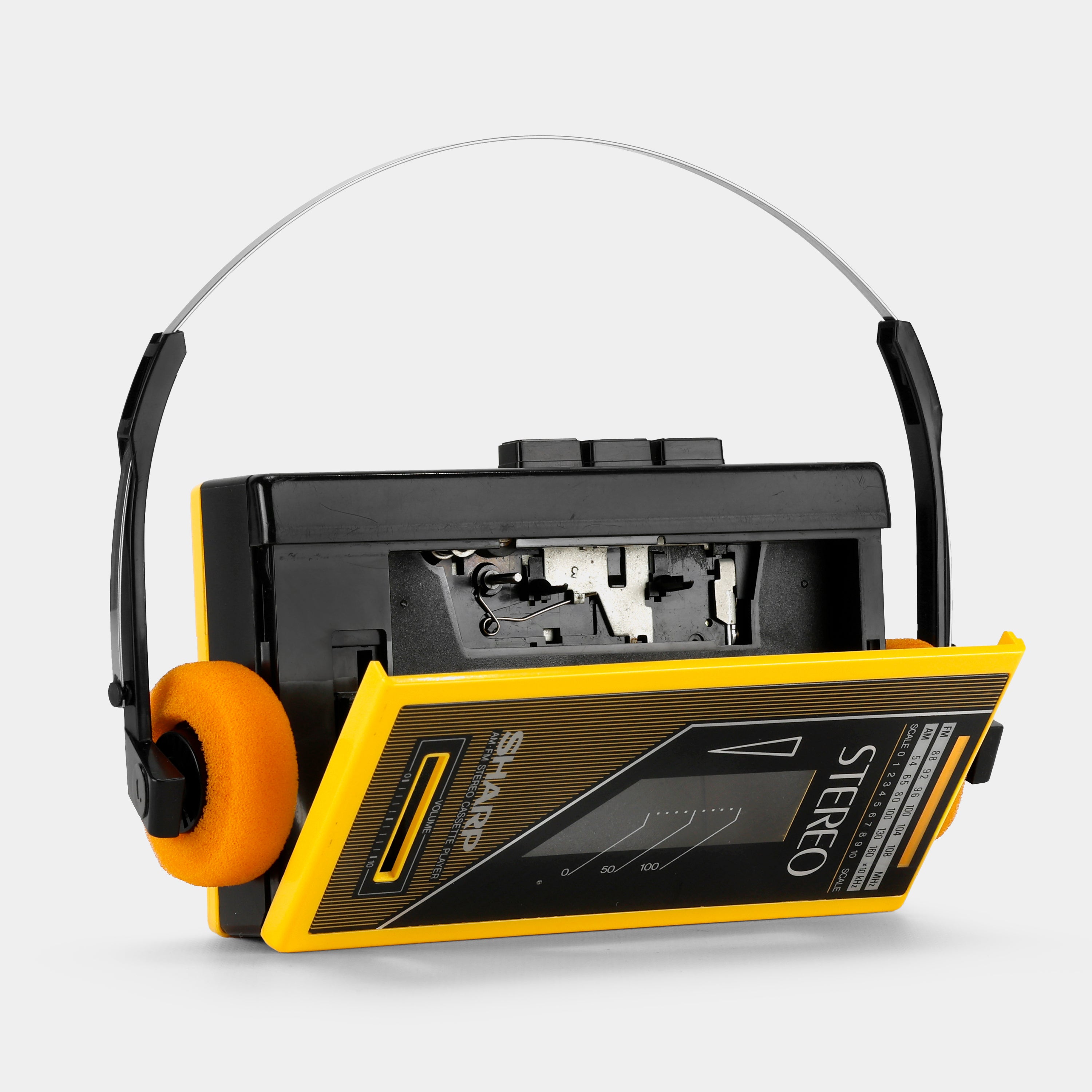 Sharp JC-126 Yellow AM/FM Portable Cassette Player