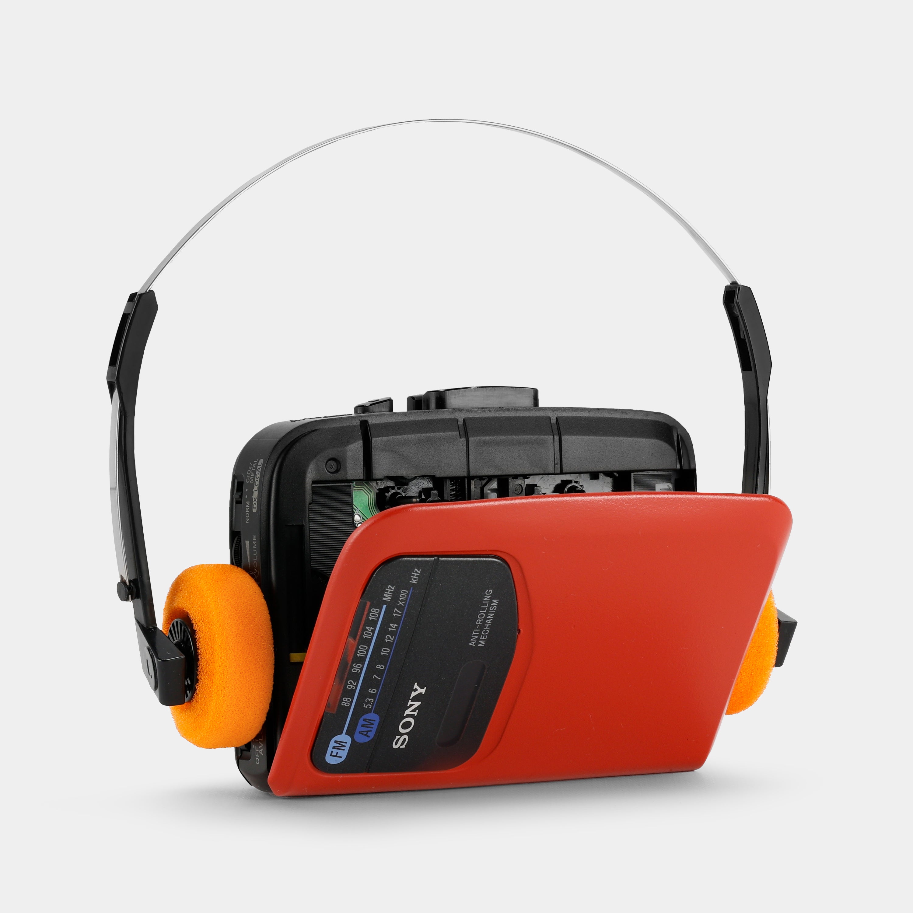 Sony Walkman WM-FX101 AM/FM Brick Red Portable Cassette Player