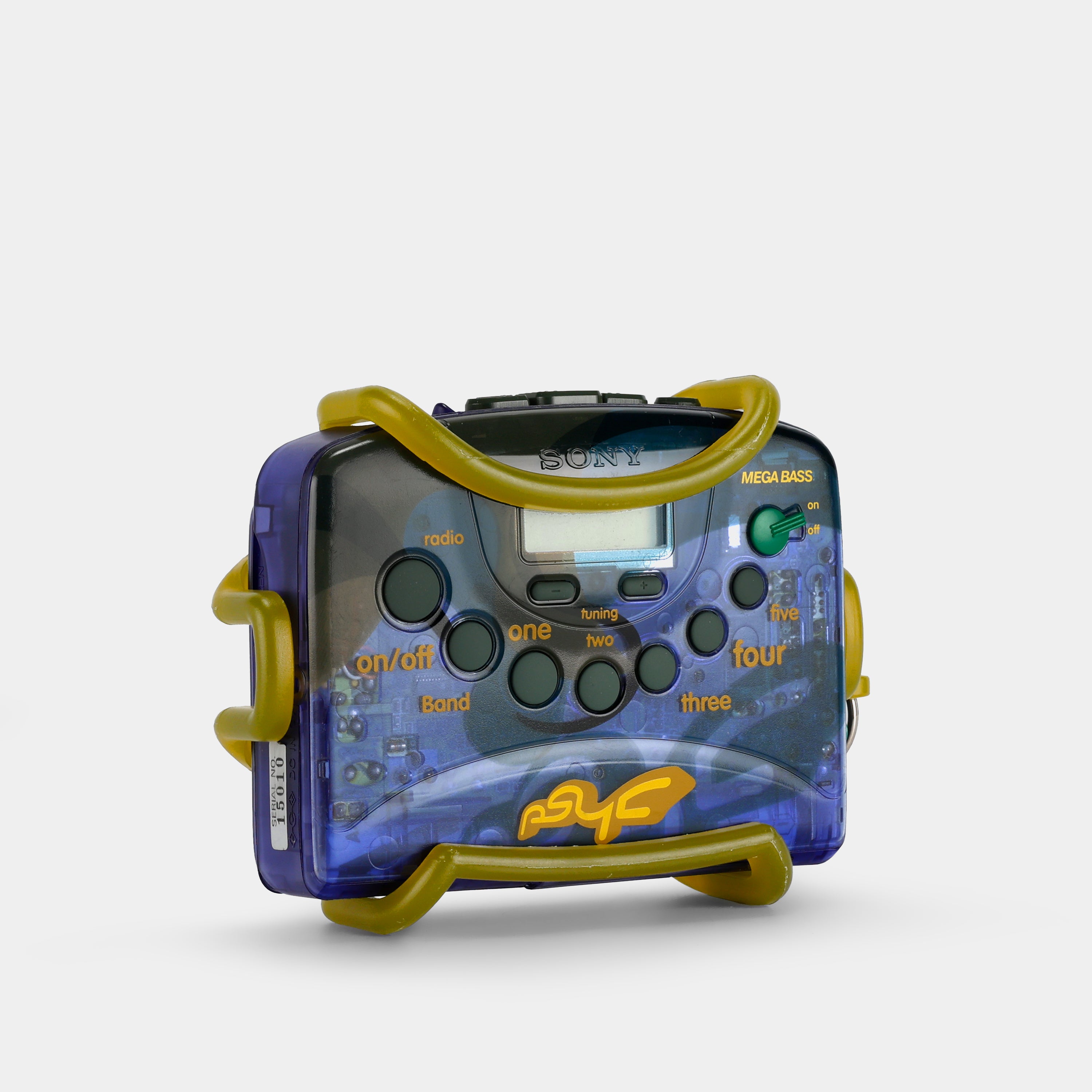 Sony Walkman Psyc WM-PSY02 Transparent Blue Portable Cassette