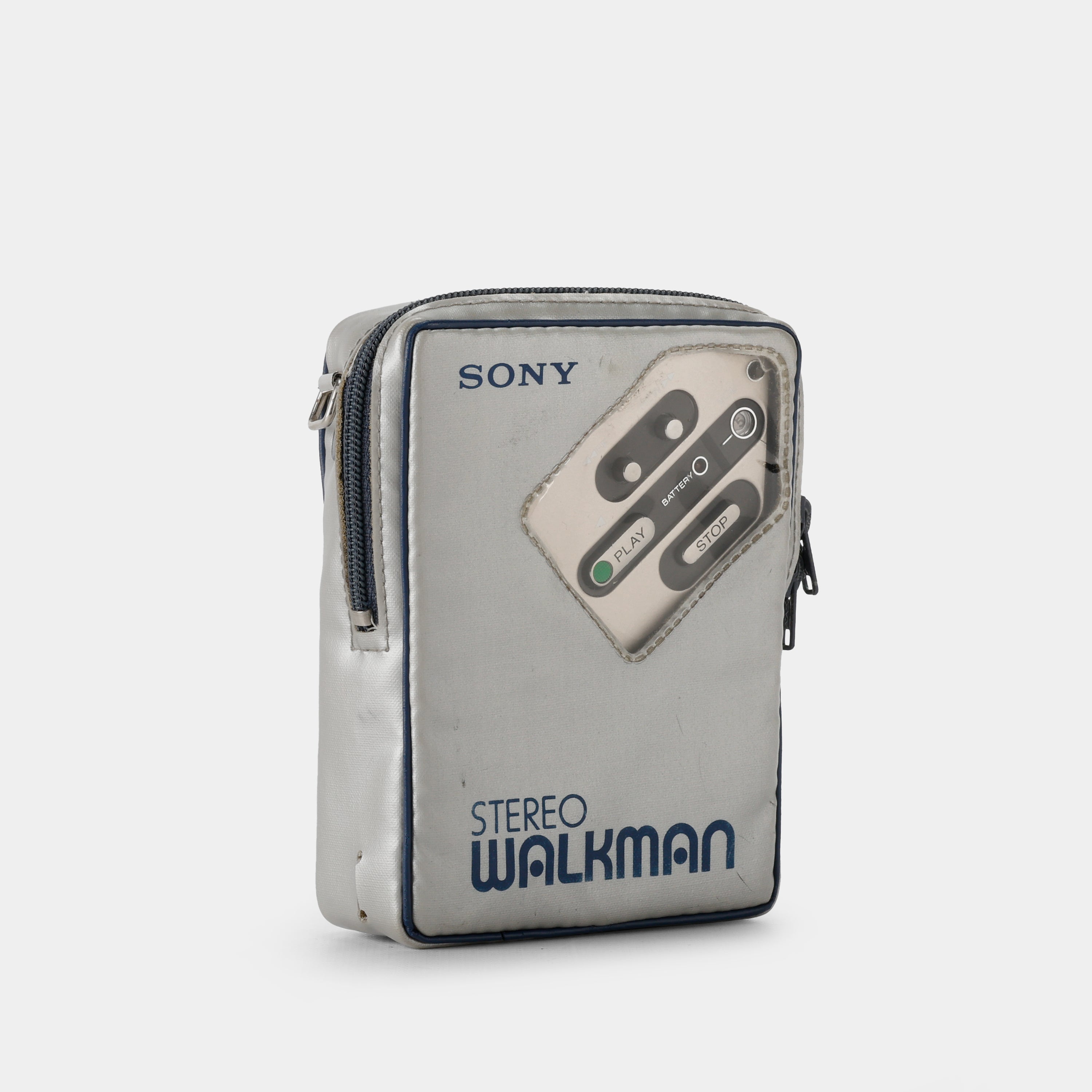 Sony Walkman WM-5 Silver Portable Cassette Player with Case