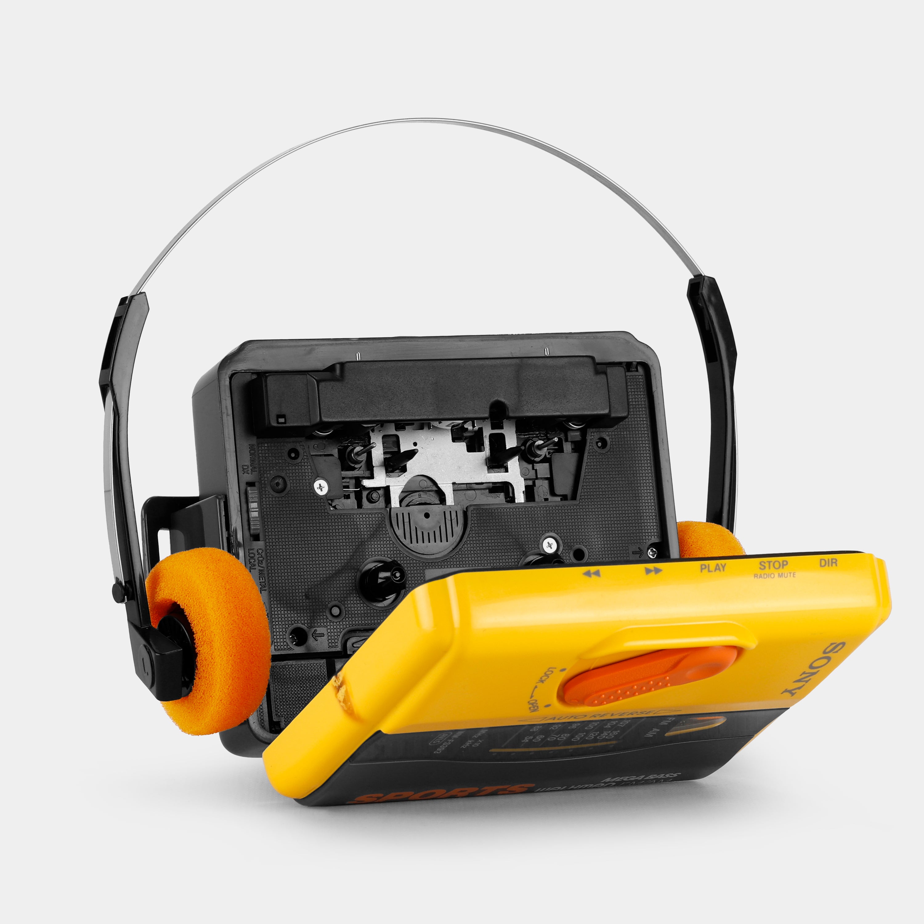 Sony Sports Walkman WM-FS393 Yellow AM/aFM Portable Cassette Player