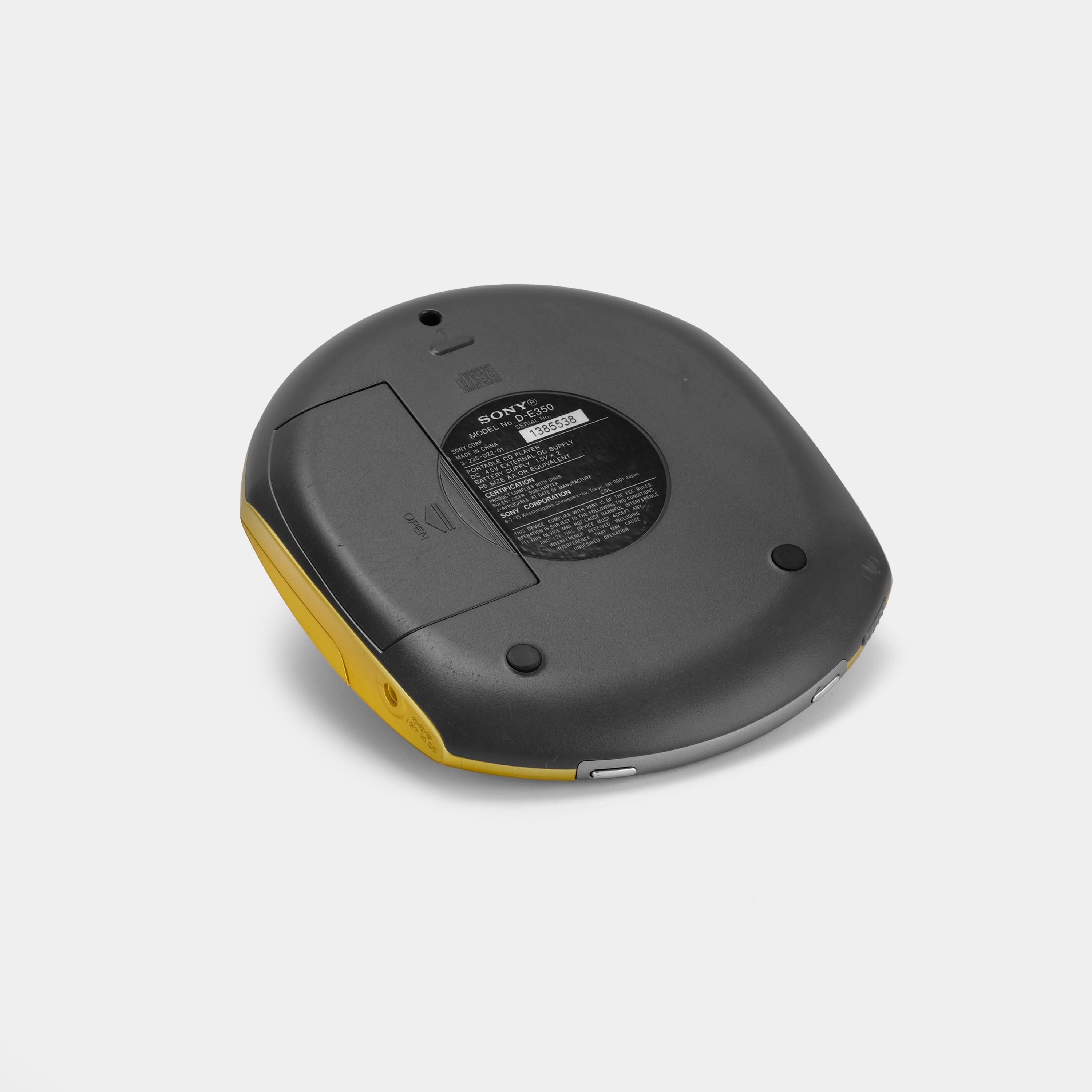 Sony Walkman D-E350 Gold Portable CD Player